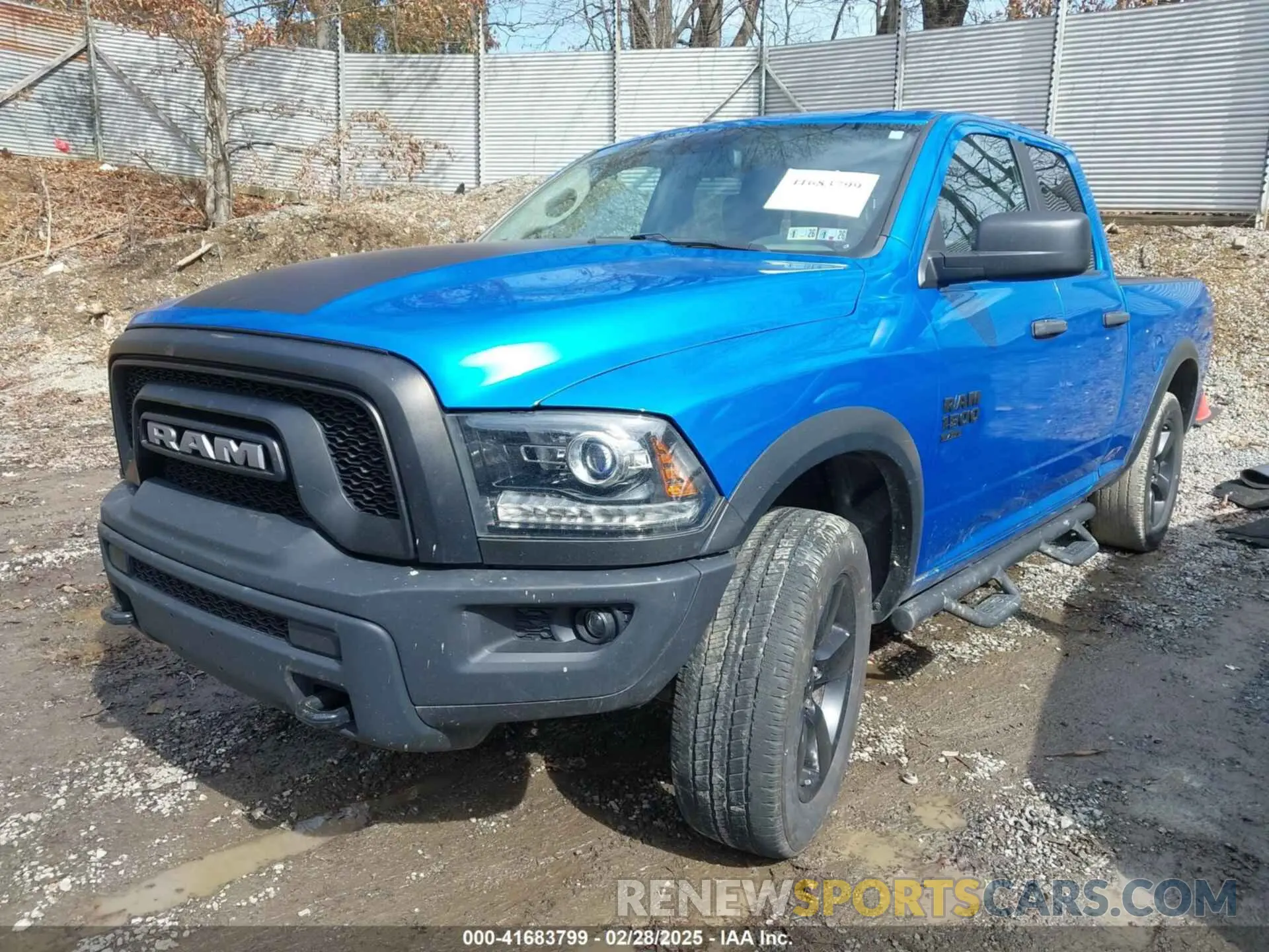 2 Photograph of a damaged car 1C6RR7GG5LS150632 RAM 1500 CLASSIC 2020