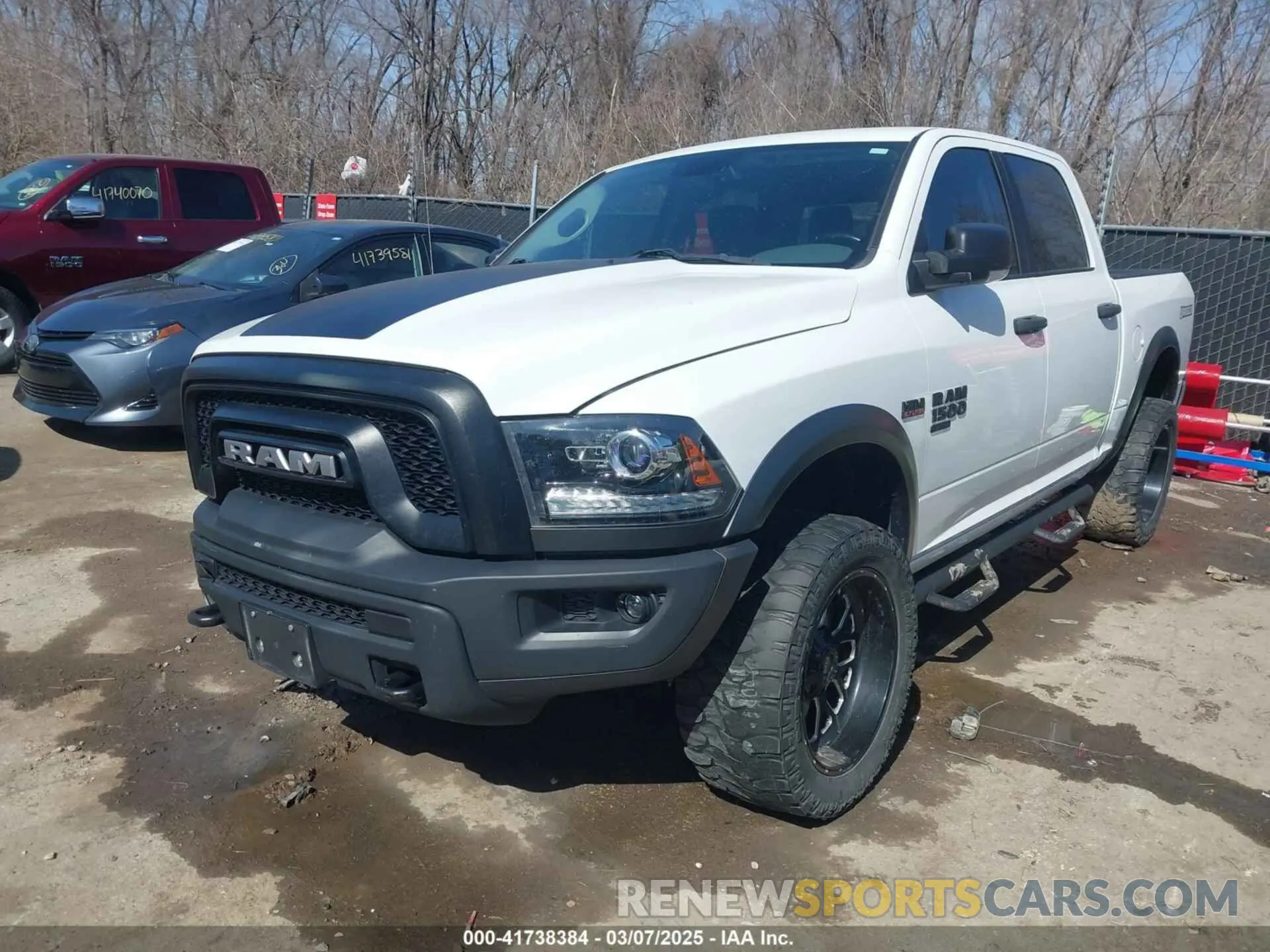 2 Photograph of a damaged car 1C6RR7LT5LS114930 RAM 1500 CLASSIC 2020