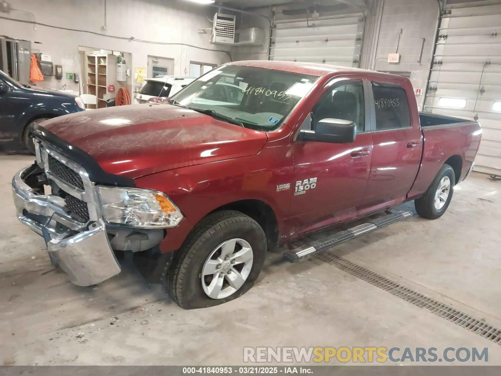 2 Photograph of a damaged car 1C6RR7TTXLS101249 RAM 1500 CLASSIC 2020