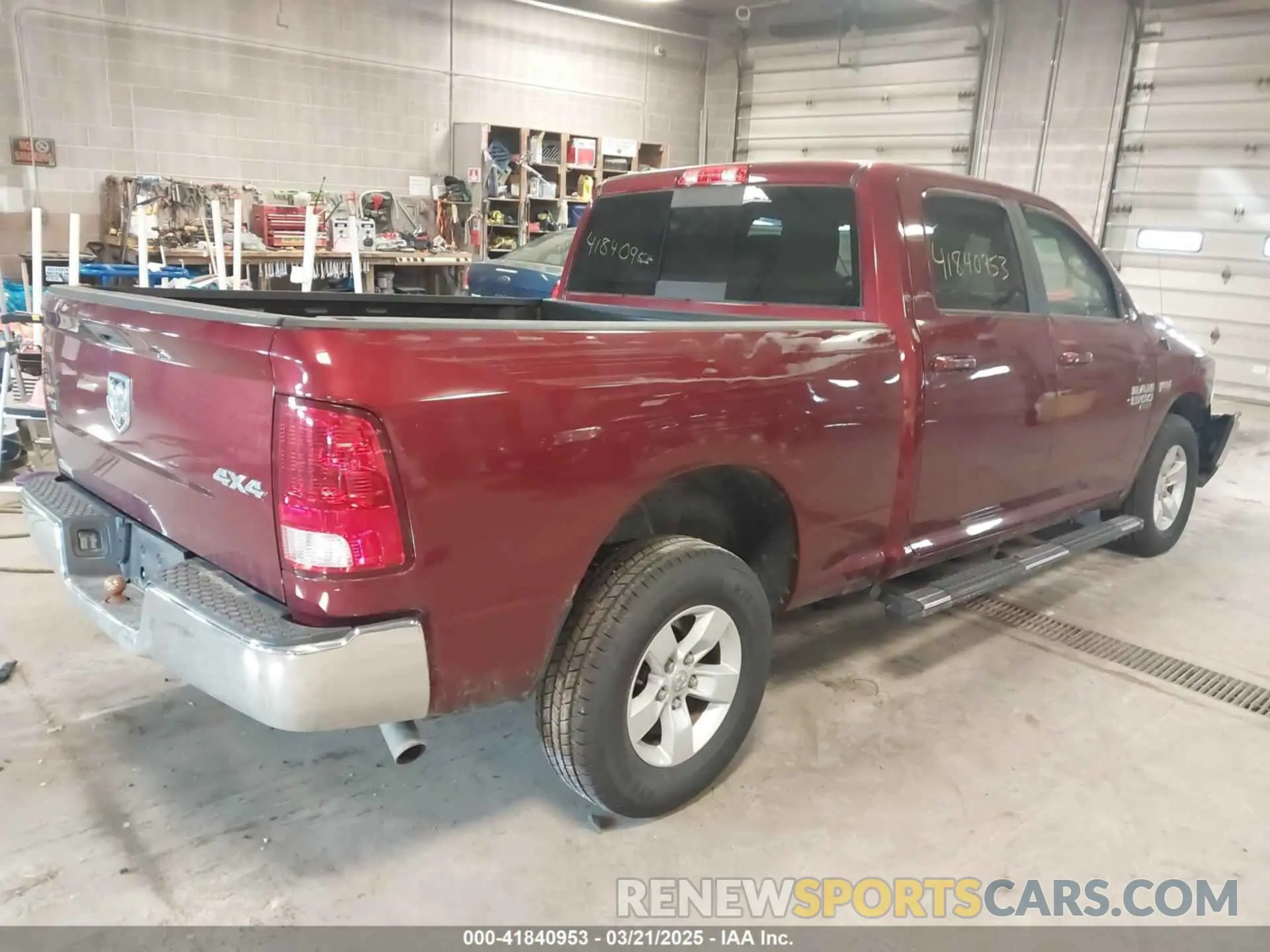 4 Photograph of a damaged car 1C6RR7TTXLS101249 RAM 1500 CLASSIC 2020