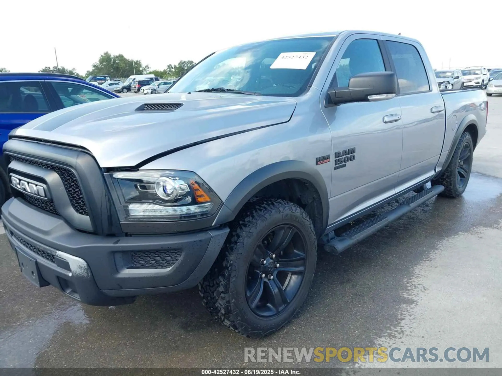 2 Photograph of a damaged car 1C6RR6LT4MS544735 RAM 1500 CLASSIC 2021