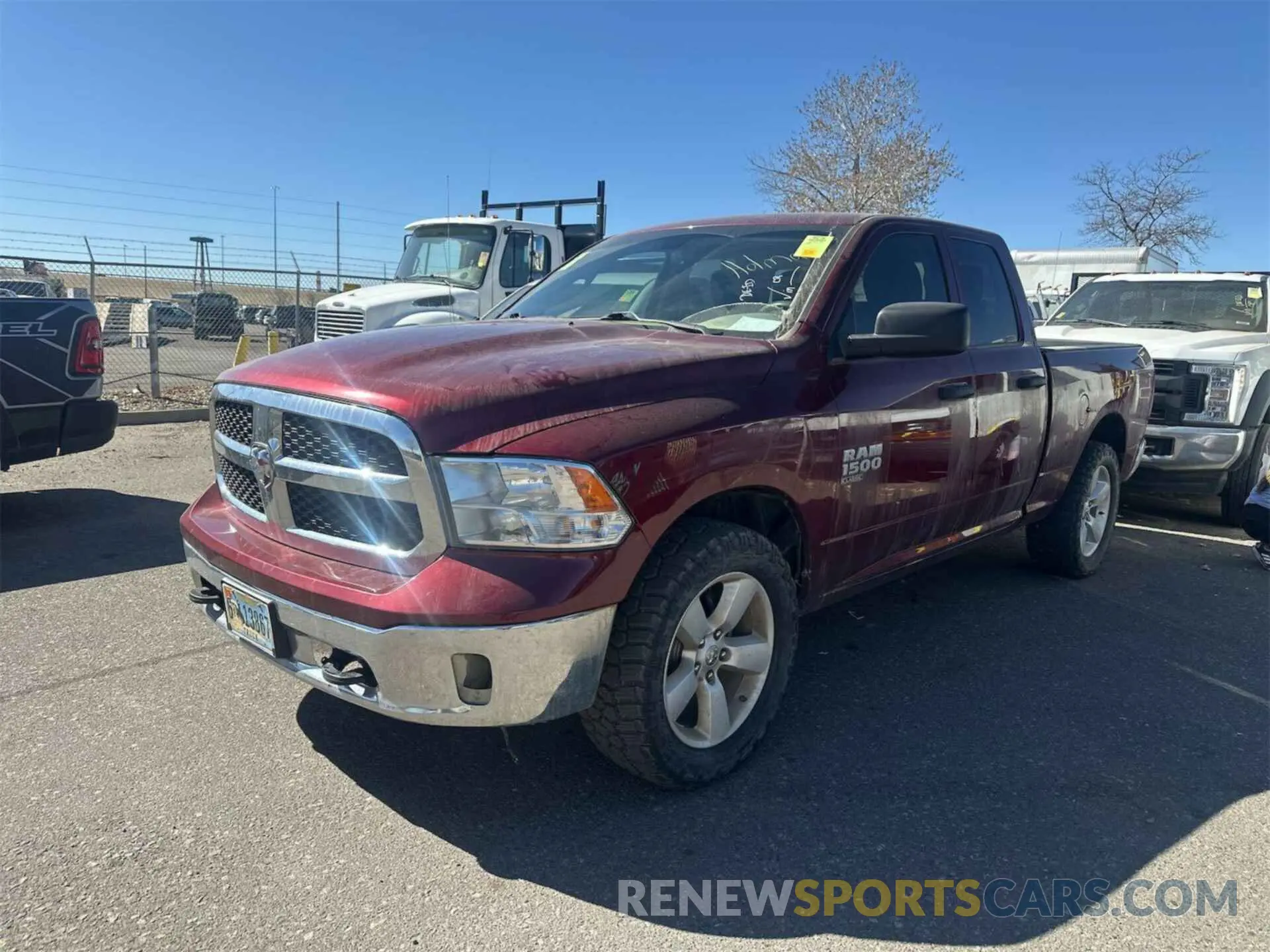 17 Photograph of a damaged car 1C6RR7FG5MS574105 RAM 1500 CLASSIC 2021