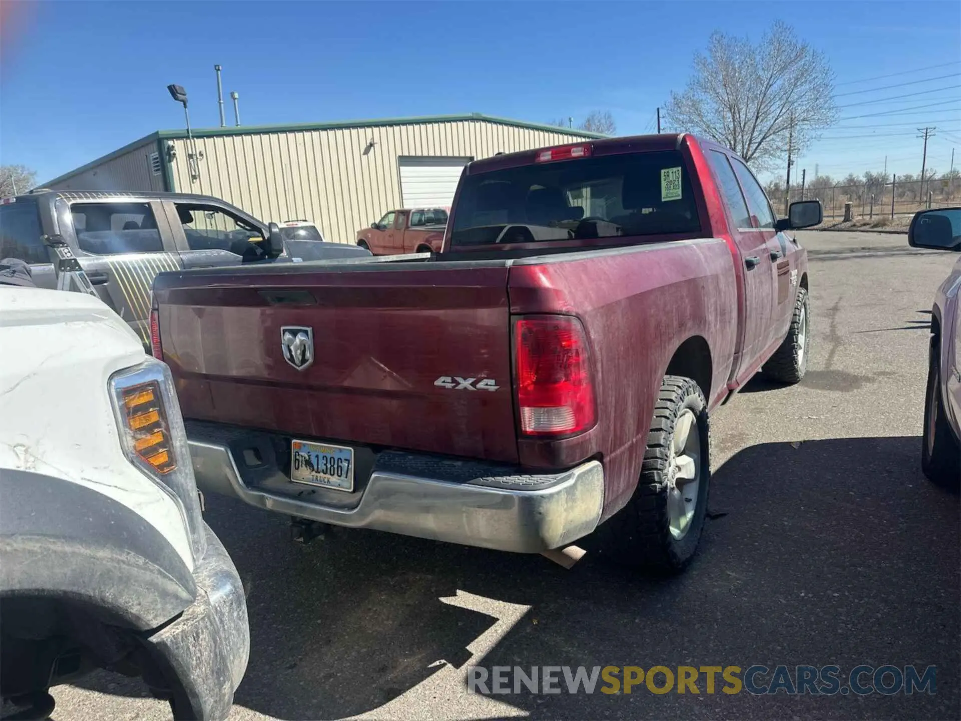 21 Photograph of a damaged car 1C6RR7FG5MS574105 RAM 1500 CLASSIC 2021