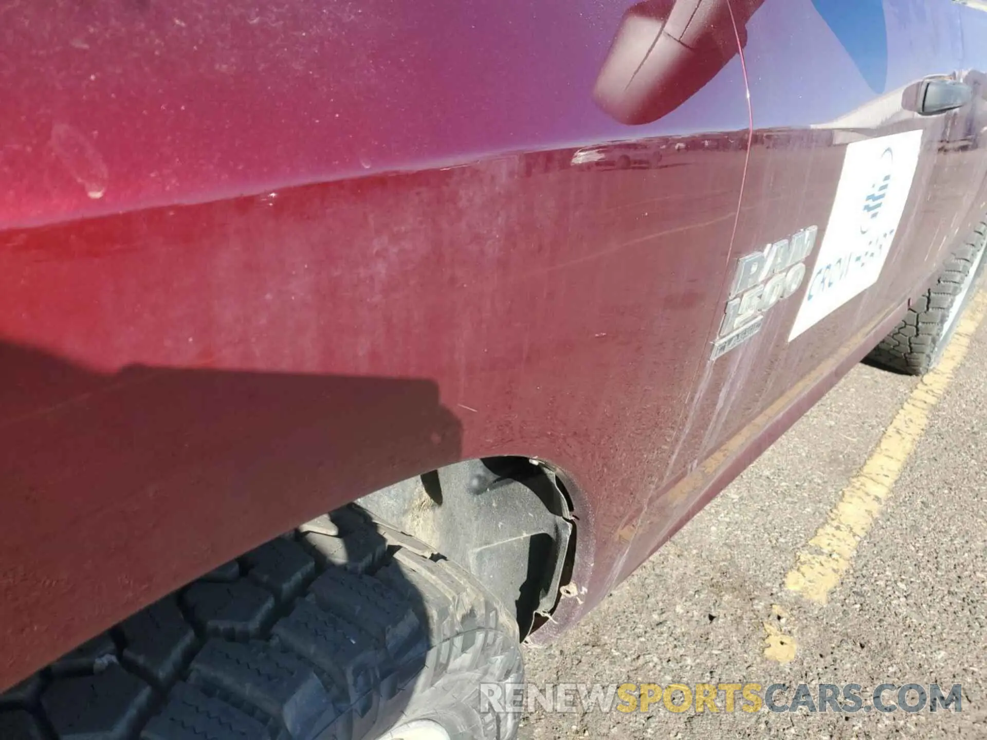 8 Photograph of a damaged car 1C6RR7FG5MS574105 RAM 1500 CLASSIC 2021
