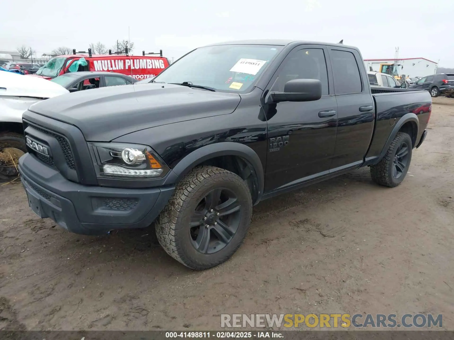 2 Photograph of a damaged car 1C6RR7GG1MS505815 RAM 1500 CLASSIC 2021
