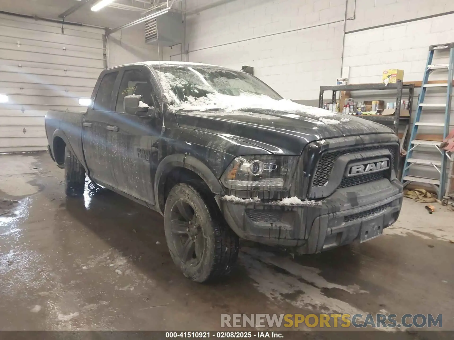 1 Photograph of a damaged car 1C6RR7GG2MS507332 RAM 1500 CLASSIC 2021