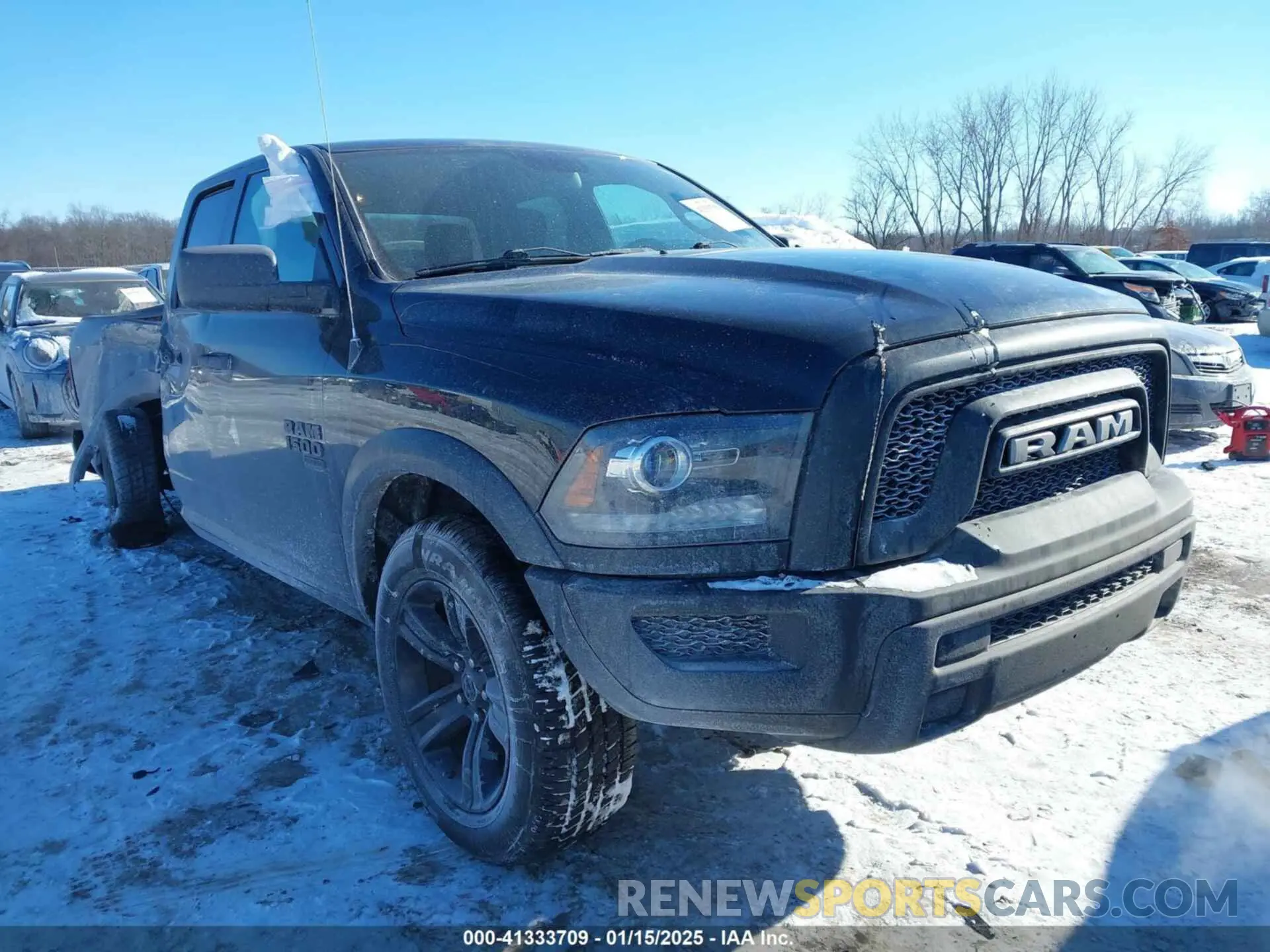 1 Photograph of a damaged car 1C6RR7GG3MS510773 RAM 1500 CLASSIC 2021
