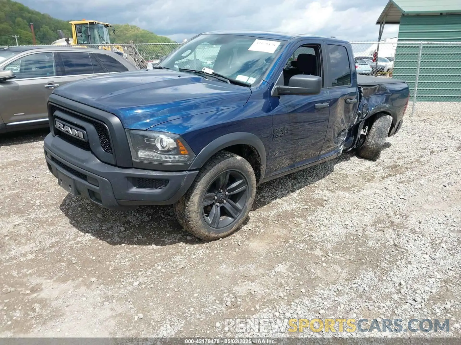 2 Photograph of a damaged car 1C6RR7GG6MS588626 RAM 1500 CLASSIC 2021