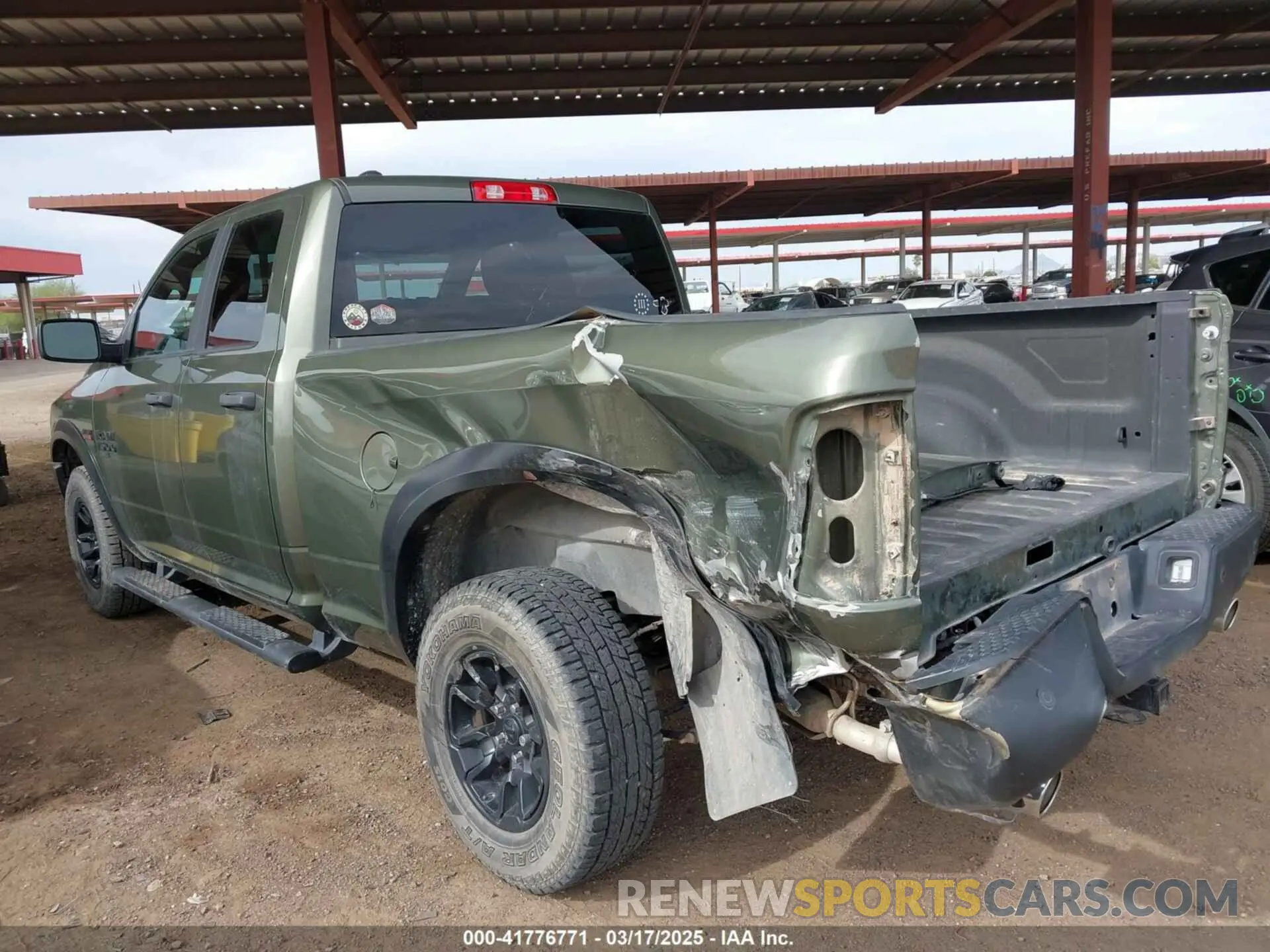 17 Photograph of a damaged car 1C6RR7GT0MS583144 RAM 1500 CLASSIC 2021