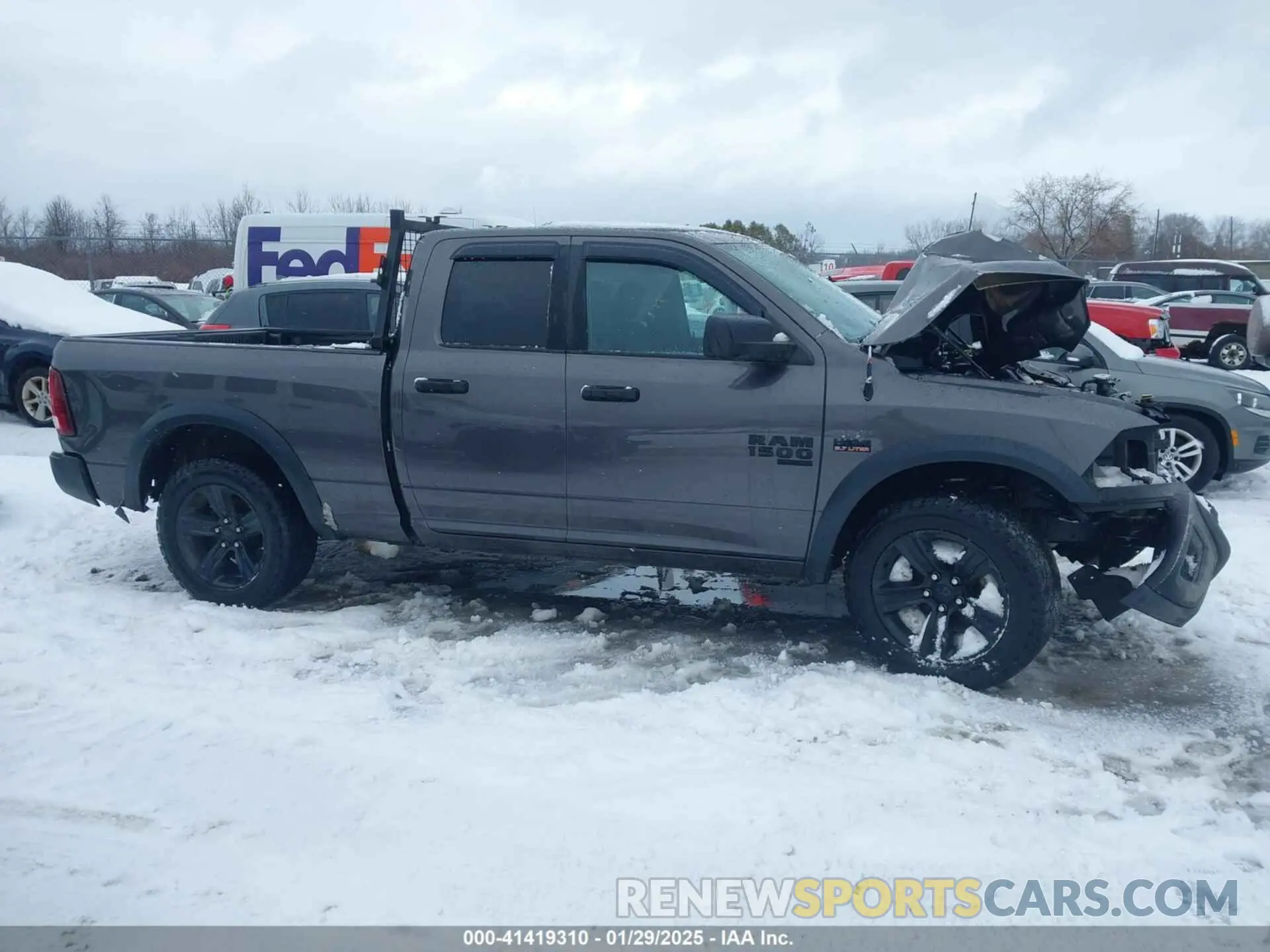13 Photograph of a damaged car 1C6RR7GT8MS510233 RAM 1500 CLASSIC 2021
