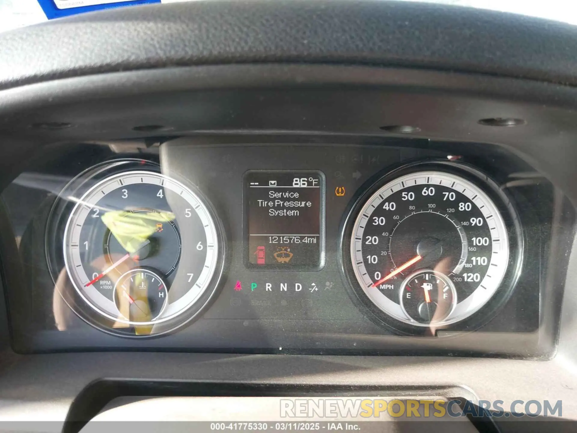 7 Фотография поврежденного автомобиля 1C6RR7LG3MS533217 RAM 1500 CLASSIC 2021
