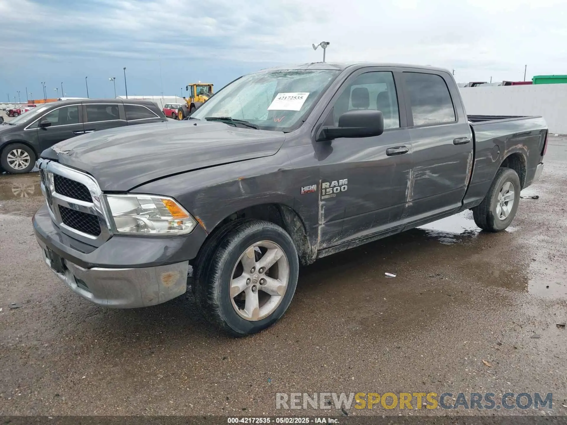 2 Photograph of a damaged car 1C6RR7TT1MS516817 RAM 1500 CLASSIC 2021
