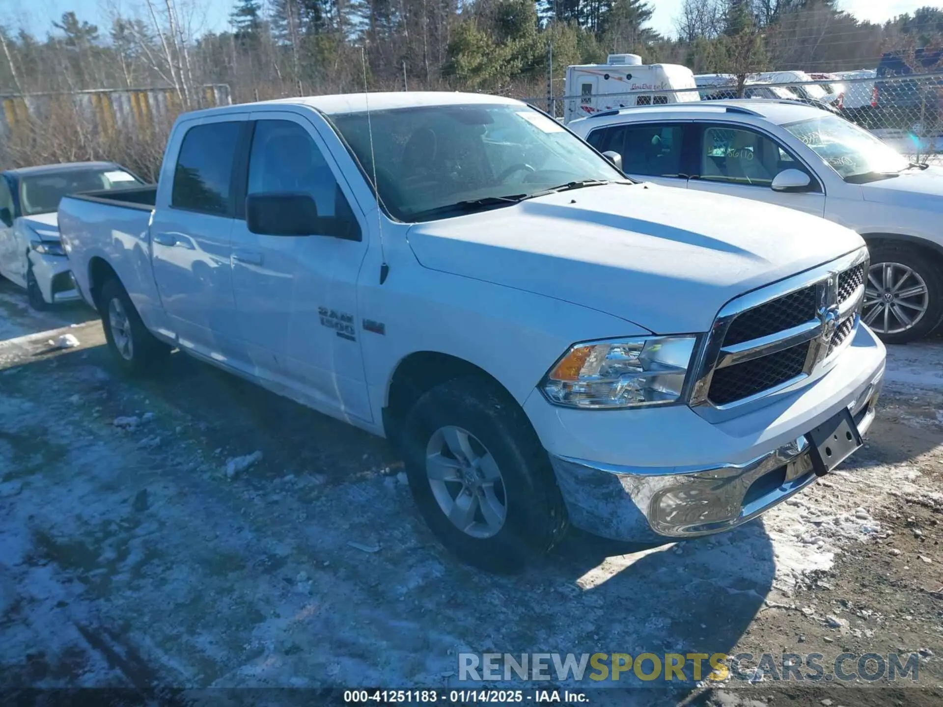 1 Photograph of a damaged car 1C6RR7TT6MS521933 RAM 1500 CLASSIC 2021