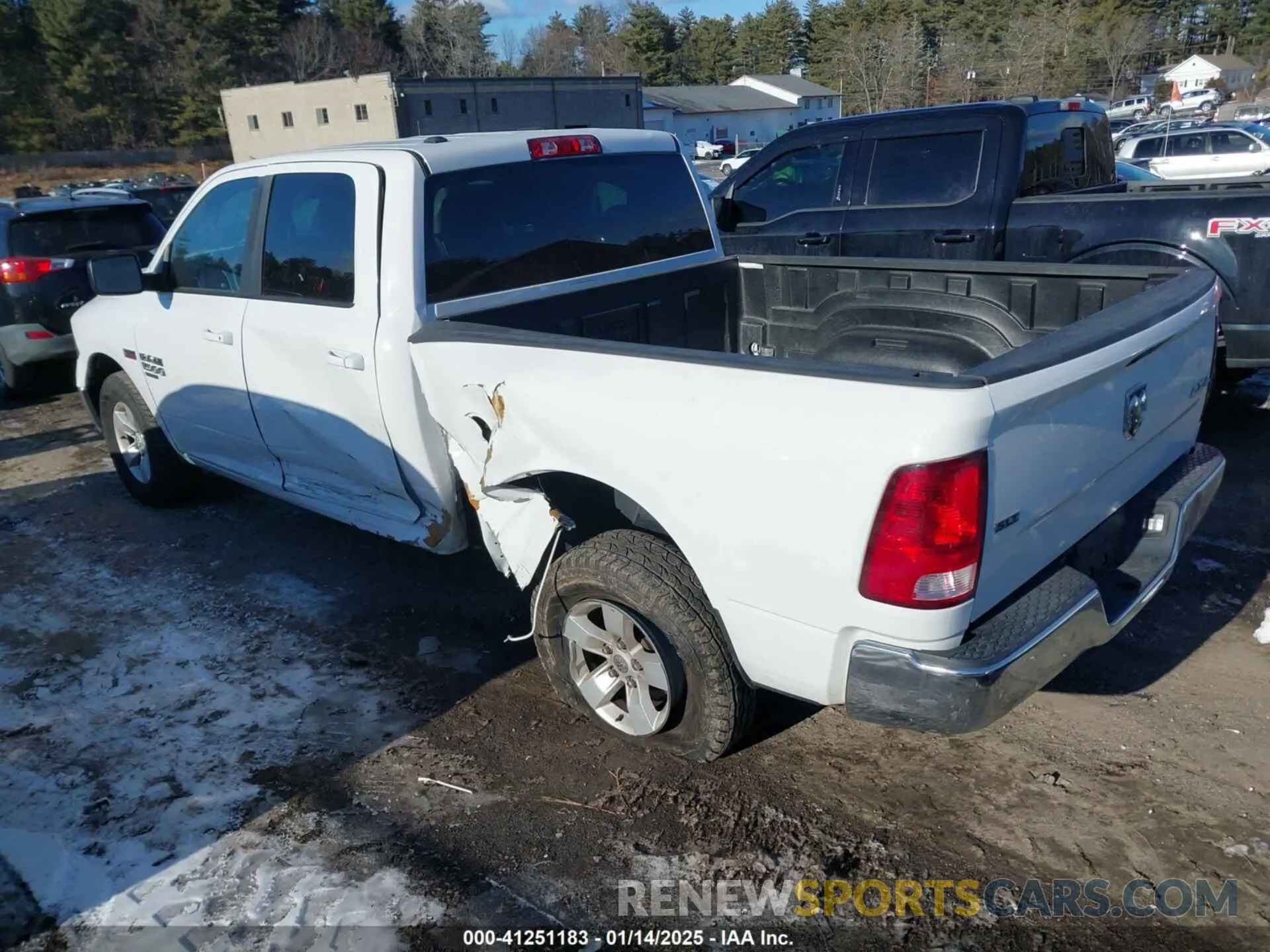 3 Photograph of a damaged car 1C6RR7TT6MS521933 RAM 1500 CLASSIC 2021