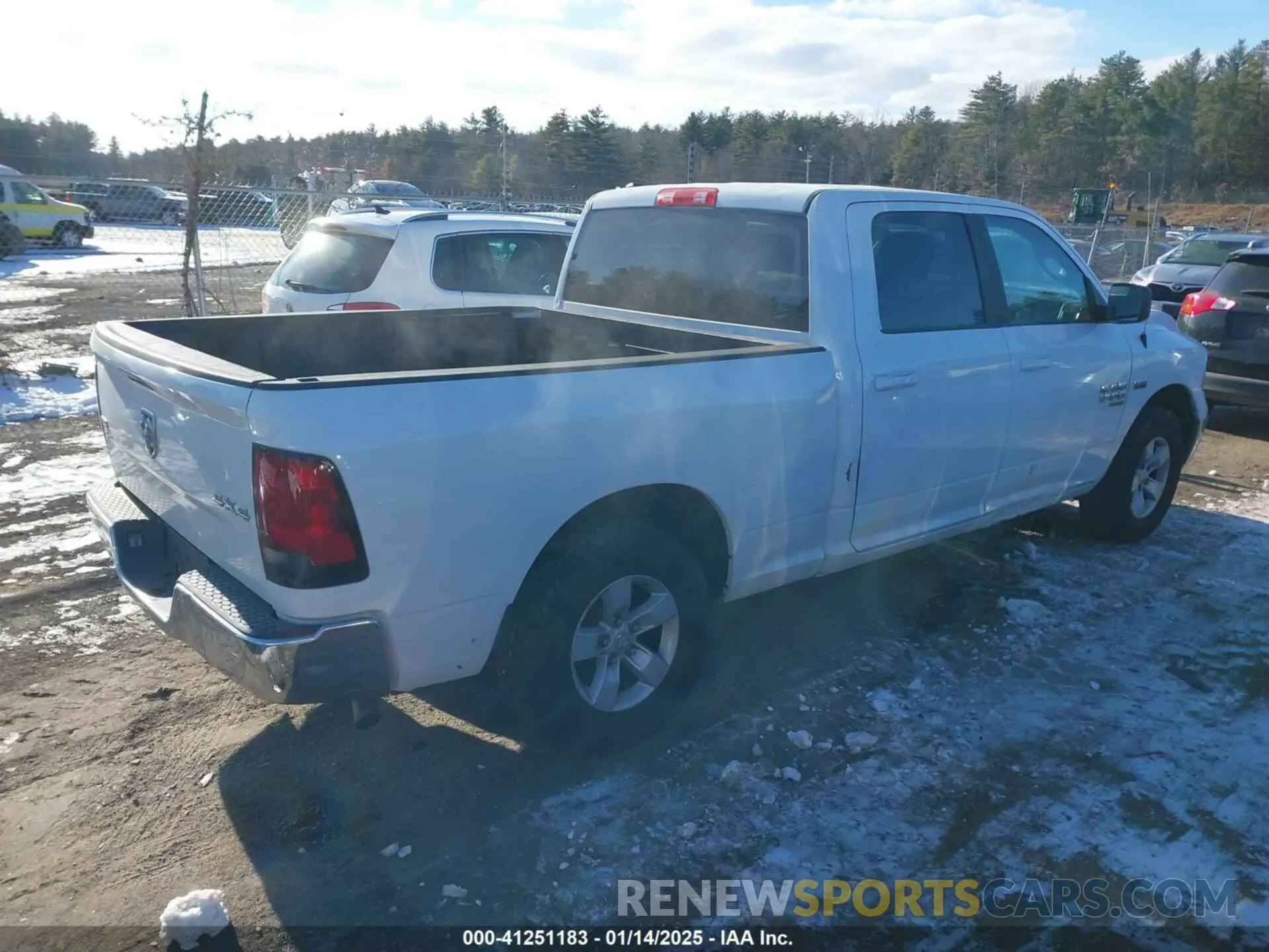 4 Photograph of a damaged car 1C6RR7TT6MS521933 RAM 1500 CLASSIC 2021