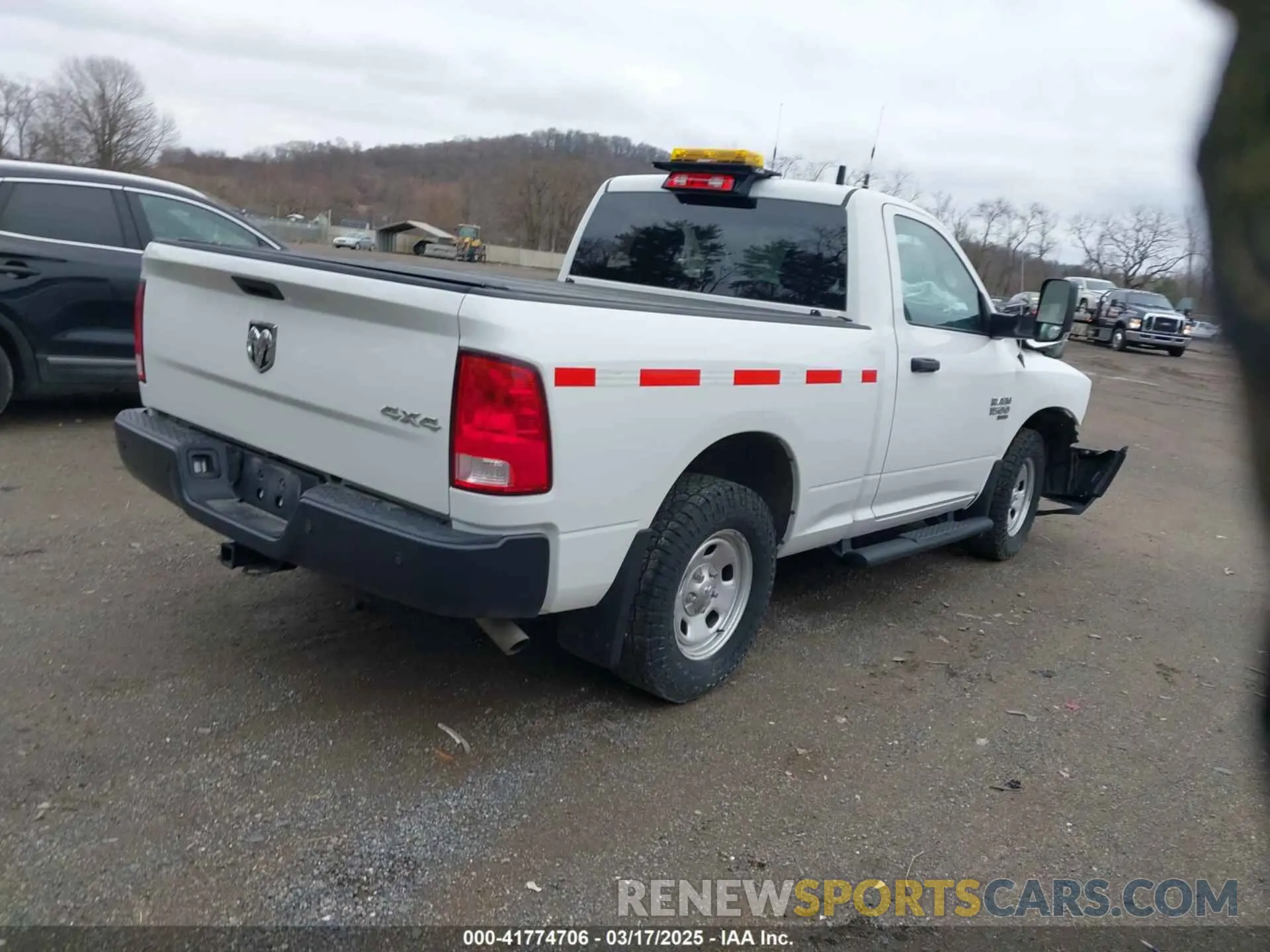 4 Photograph of a damaged car 3C6JR7AG0MG714458 RAM 1500 CLASSIC 2021
