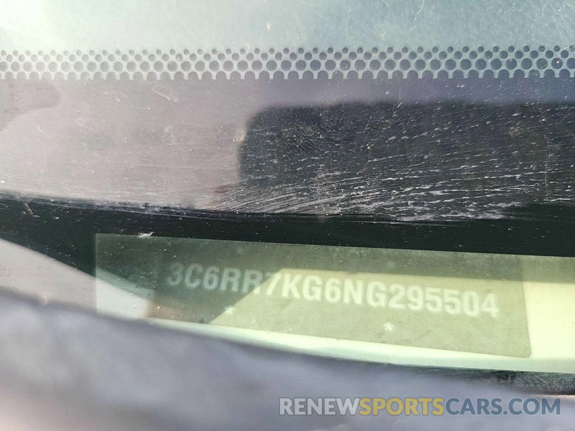 17 Photograph of a damaged car 3C6RR7KG6NG295504 RAM 1500 CLASSIC 2022