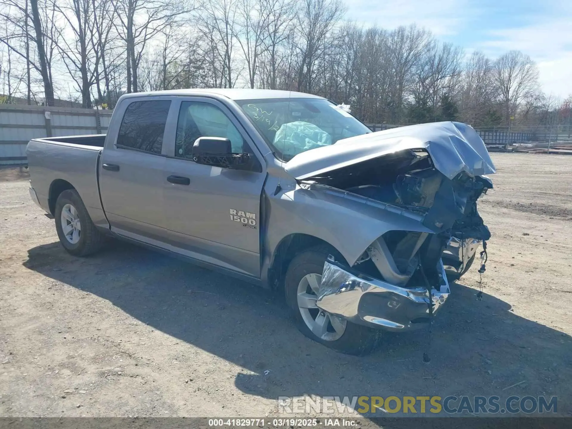 1 Photograph of a damaged car 1C6RR6LG3PS564854 RAM 1500 CLASSIC 2023