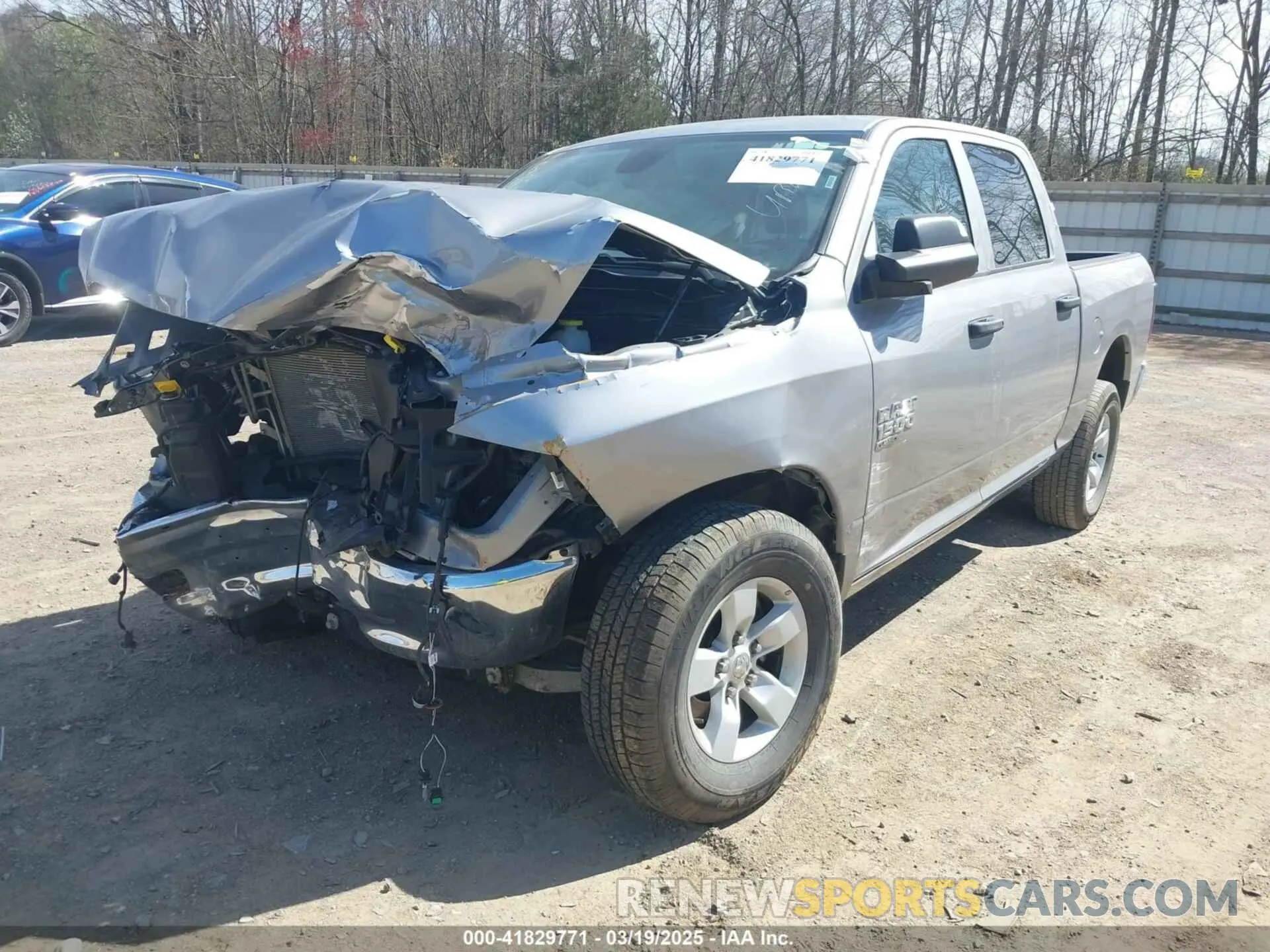 2 Photograph of a damaged car 1C6RR6LG3PS564854 RAM 1500 CLASSIC 2023