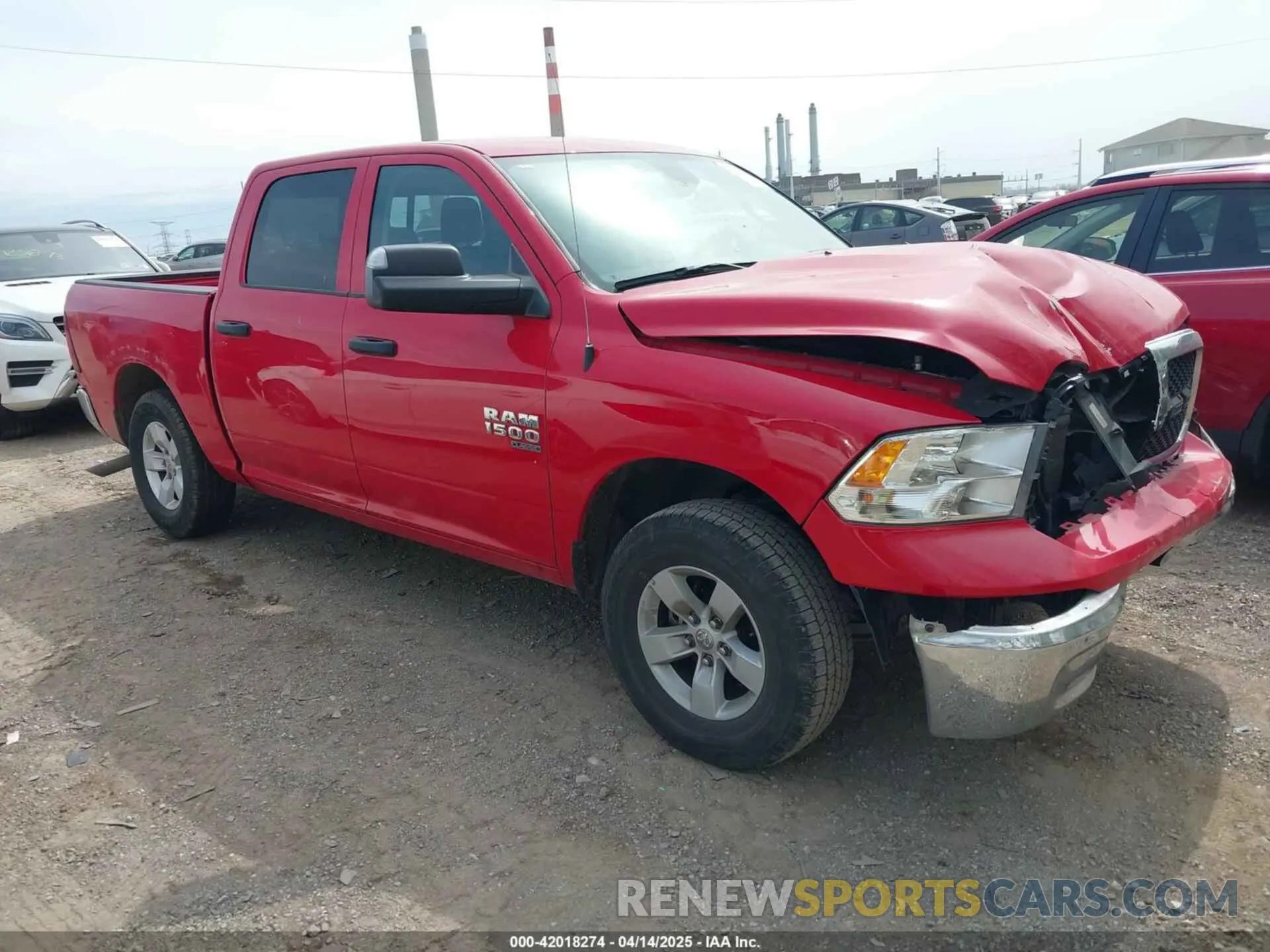 1 Photograph of a damaged car 1C6RR7LG2PS516882 RAM 1500 CLASSIC 2023