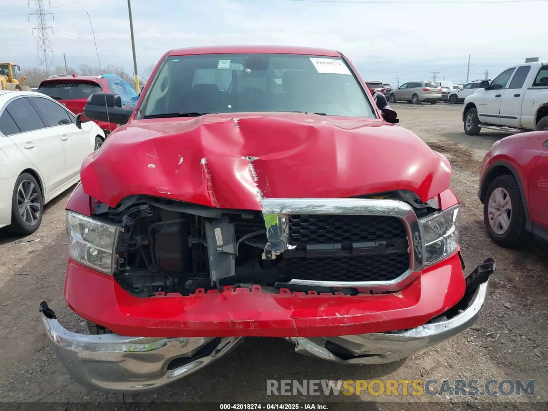 6 Photograph of a damaged car 1C6RR7LG2PS516882 RAM 1500 CLASSIC 2023