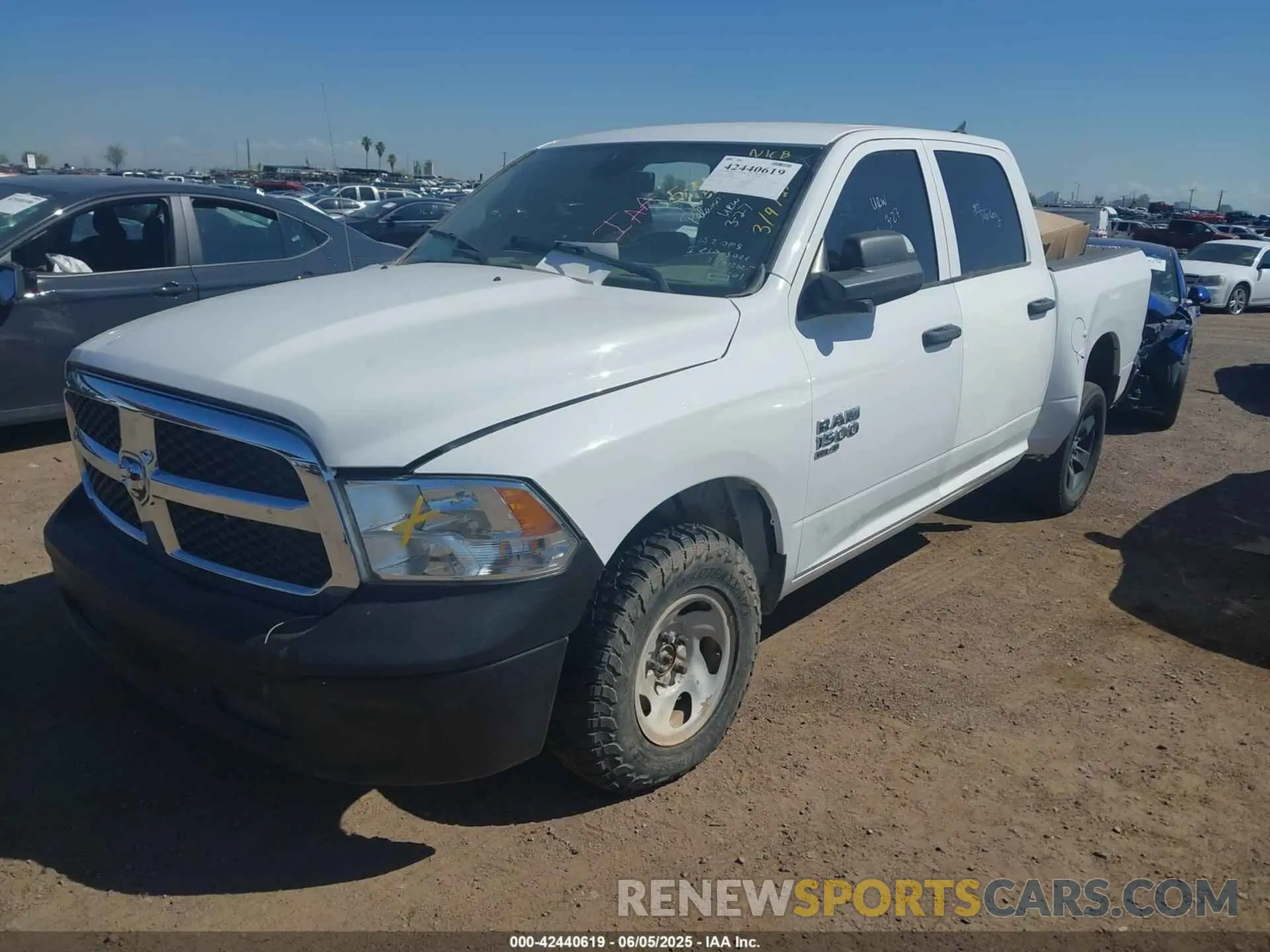 2 Photograph of a damaged car 1C6RR7LG8PS565794 RAM 1500 CLASSIC 2023