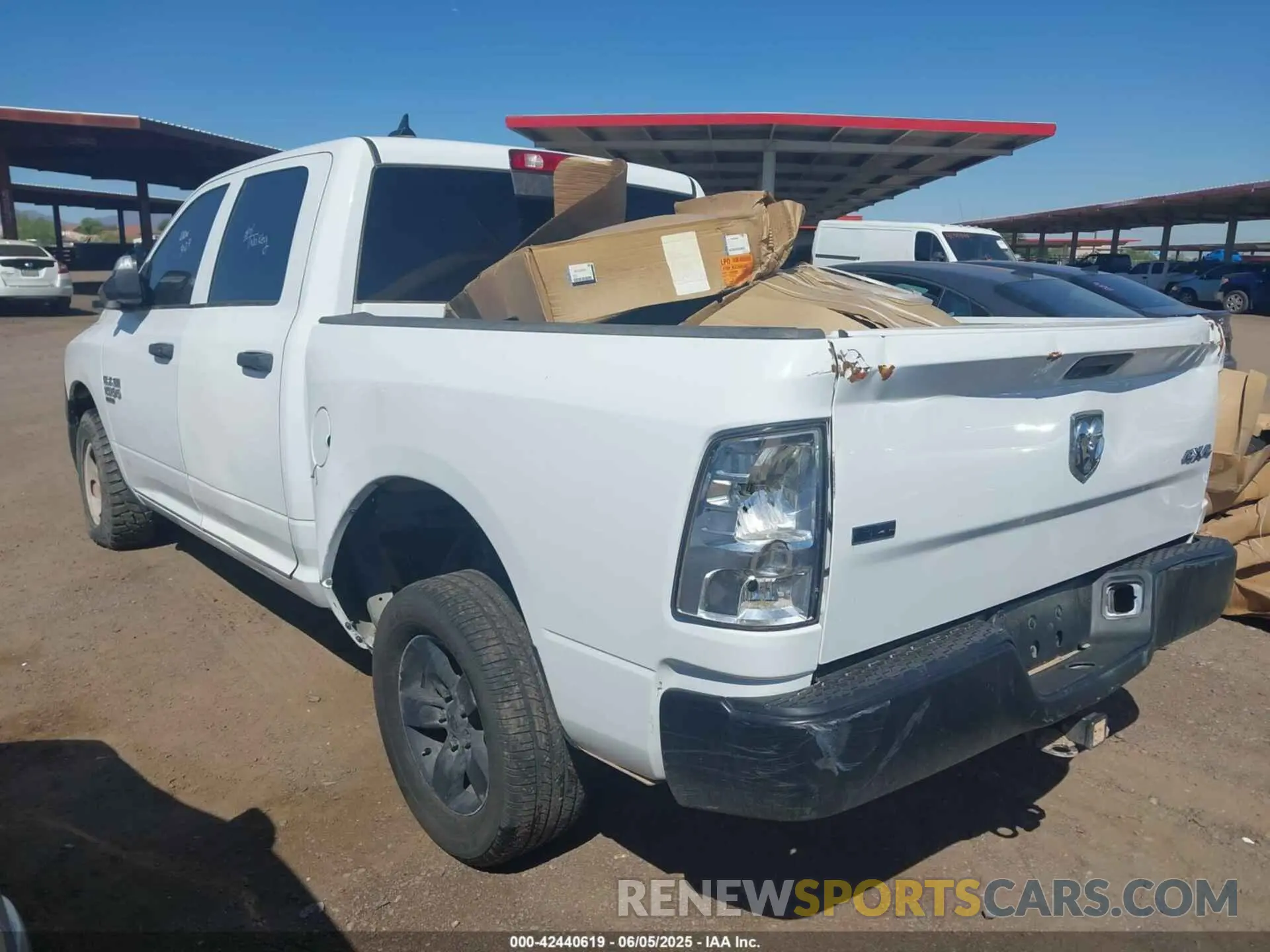 3 Photograph of a damaged car 1C6RR7LG8PS565794 RAM 1500 CLASSIC 2023