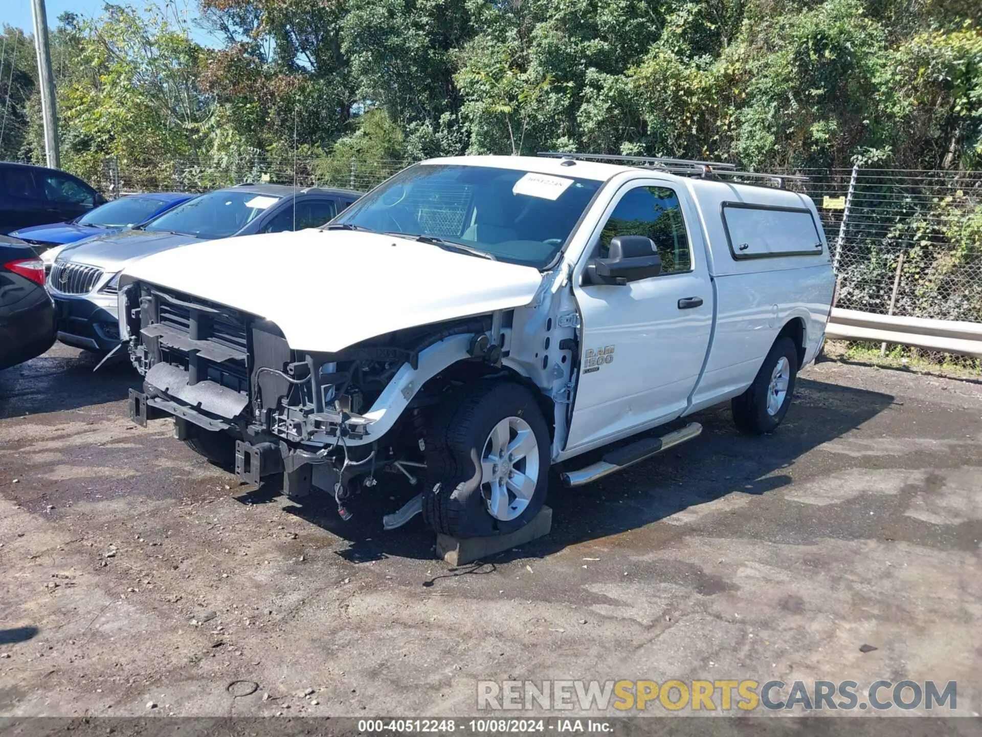 2 Photograph of a damaged car 3C6JR7DG3PG640789 RAM 1500 CLASSIC 2023