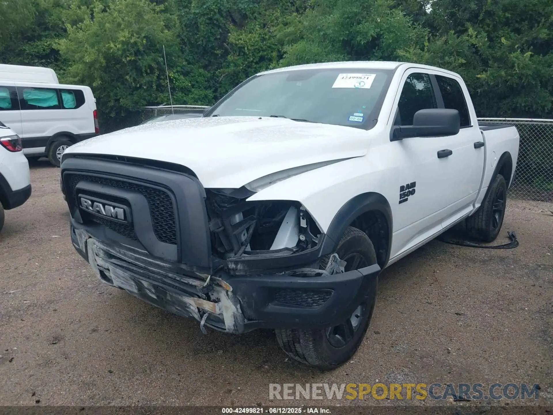 2 Photograph of a damaged car 1C6RR6LGXRS127565 RAM 1500 CLASSIC 2024