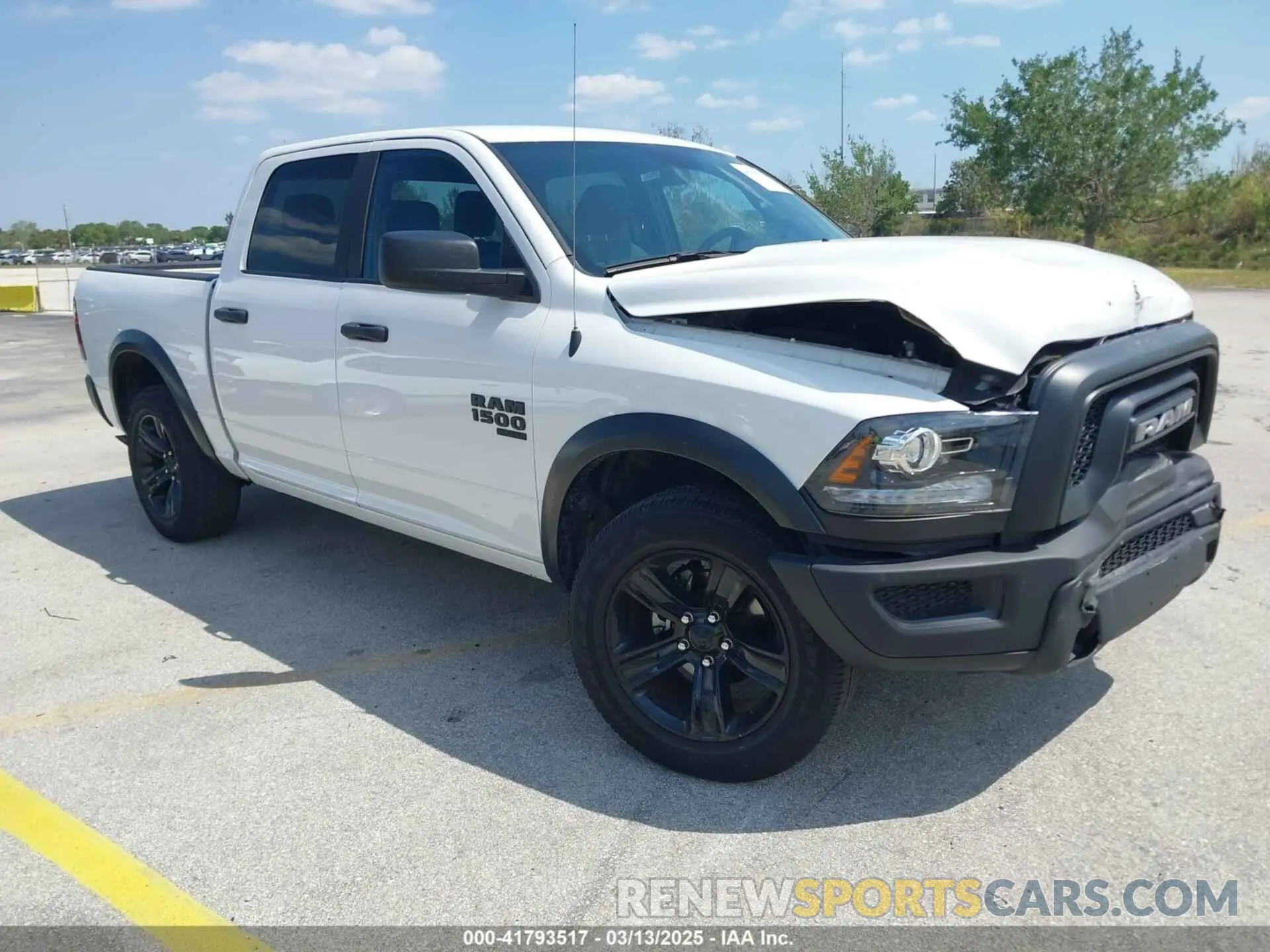 1 Photograph of a damaged car 1C6RR7LG6RS147589 RAM 1500 CLASSIC 2024