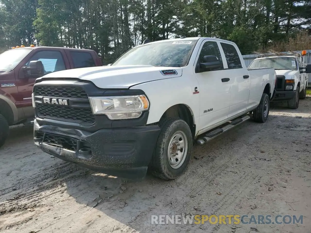 1 Photograph of a damaged car 3C6UR4HL4KG576211 RAM 2500 2019
