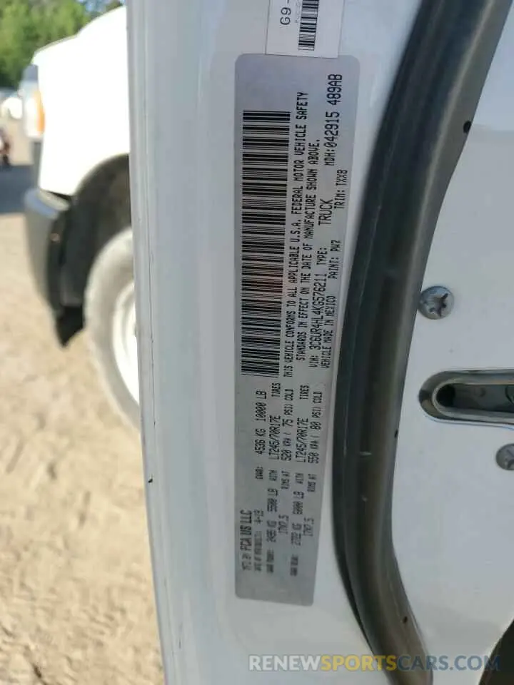 12 Photograph of a damaged car 3C6UR4HL4KG576211 RAM 2500 2019