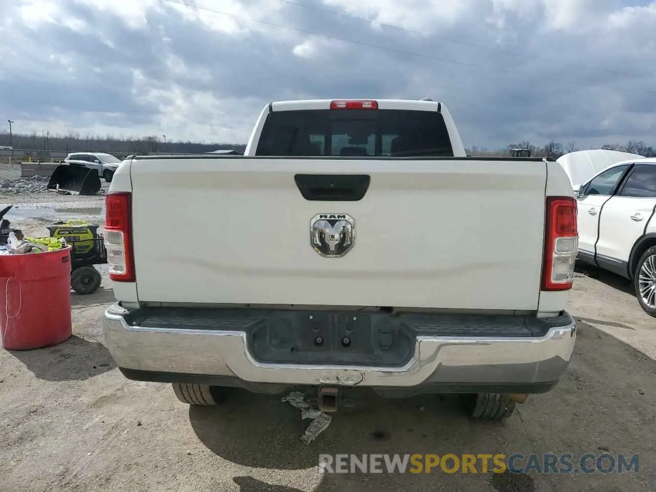 6 Photograph of a damaged car 3C6UR5CJ2KG565445 RAM 2500 2019