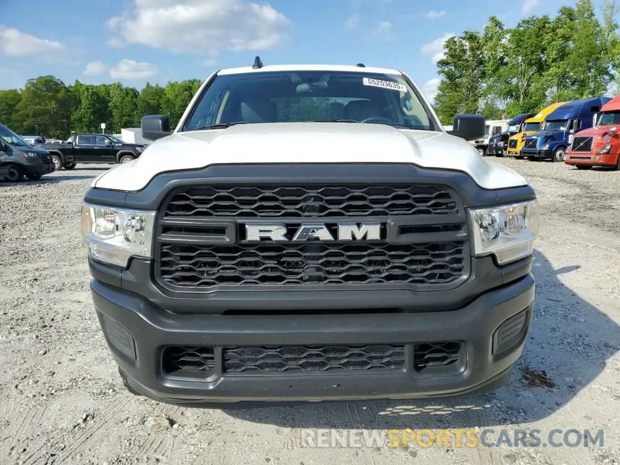 5 Photograph of a damaged car 3C6UR5CJ2KG574713 RAM 2500 2019