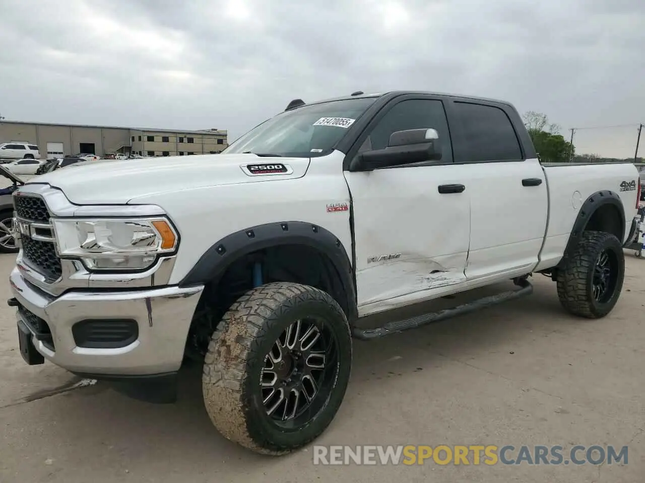 1 Photograph of a damaged car 3C6UR5CJ4KG667037 RAM 2500 2019
