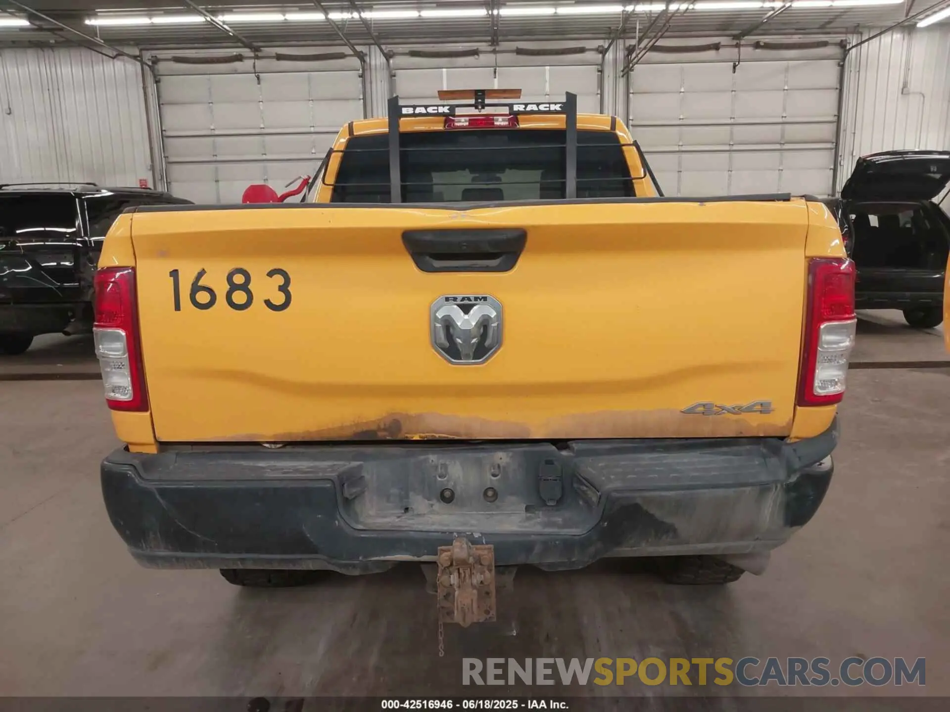 6 Photograph of a damaged car 3C6UR5CJ6KG620320 RAM 2500 2019