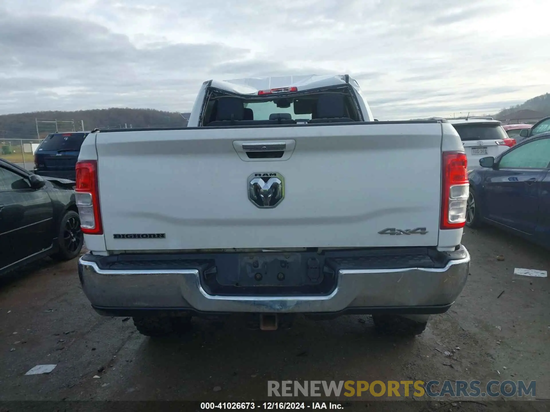16 Photograph of a damaged car 3C6UR5DL2KG544594 RAM 2500 2019