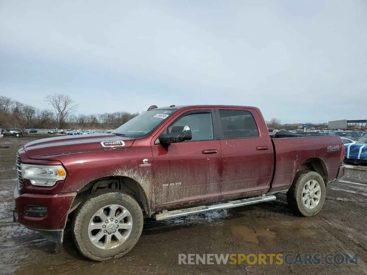 1 Photograph of a damaged car 3C6UR5DL8KG608735 RAM 2500 2019