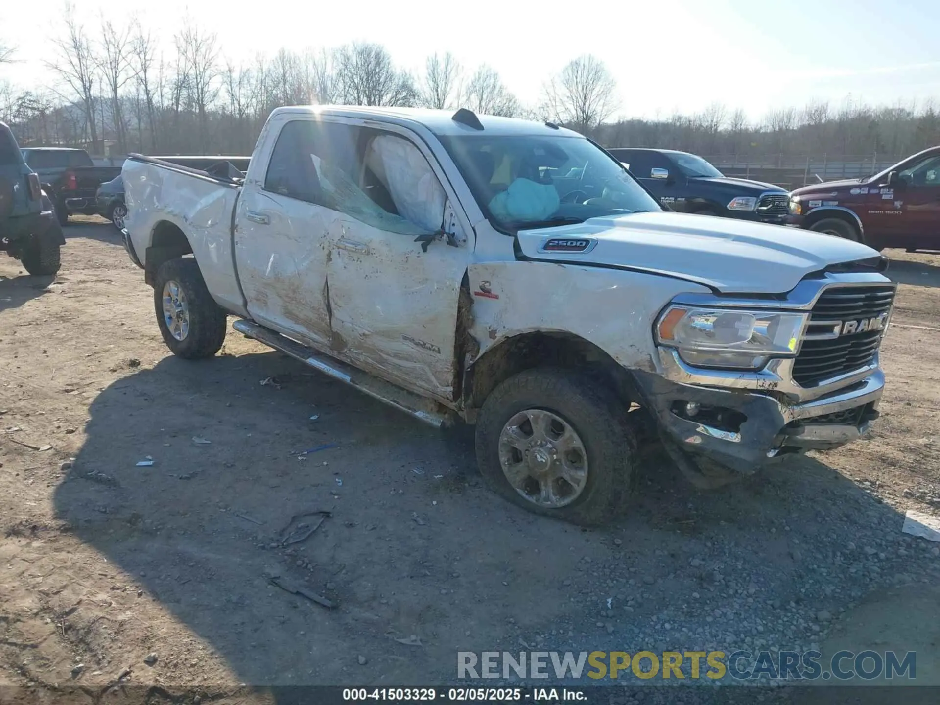 1 Photograph of a damaged car 3C6UR5DLXKG669438 RAM 2500 2019