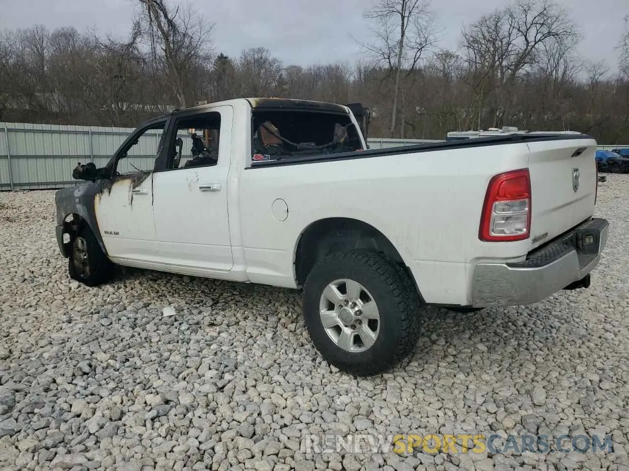 2 Photograph of a damaged car 3C6UR5DLXKG680326 RAM 2500 2019