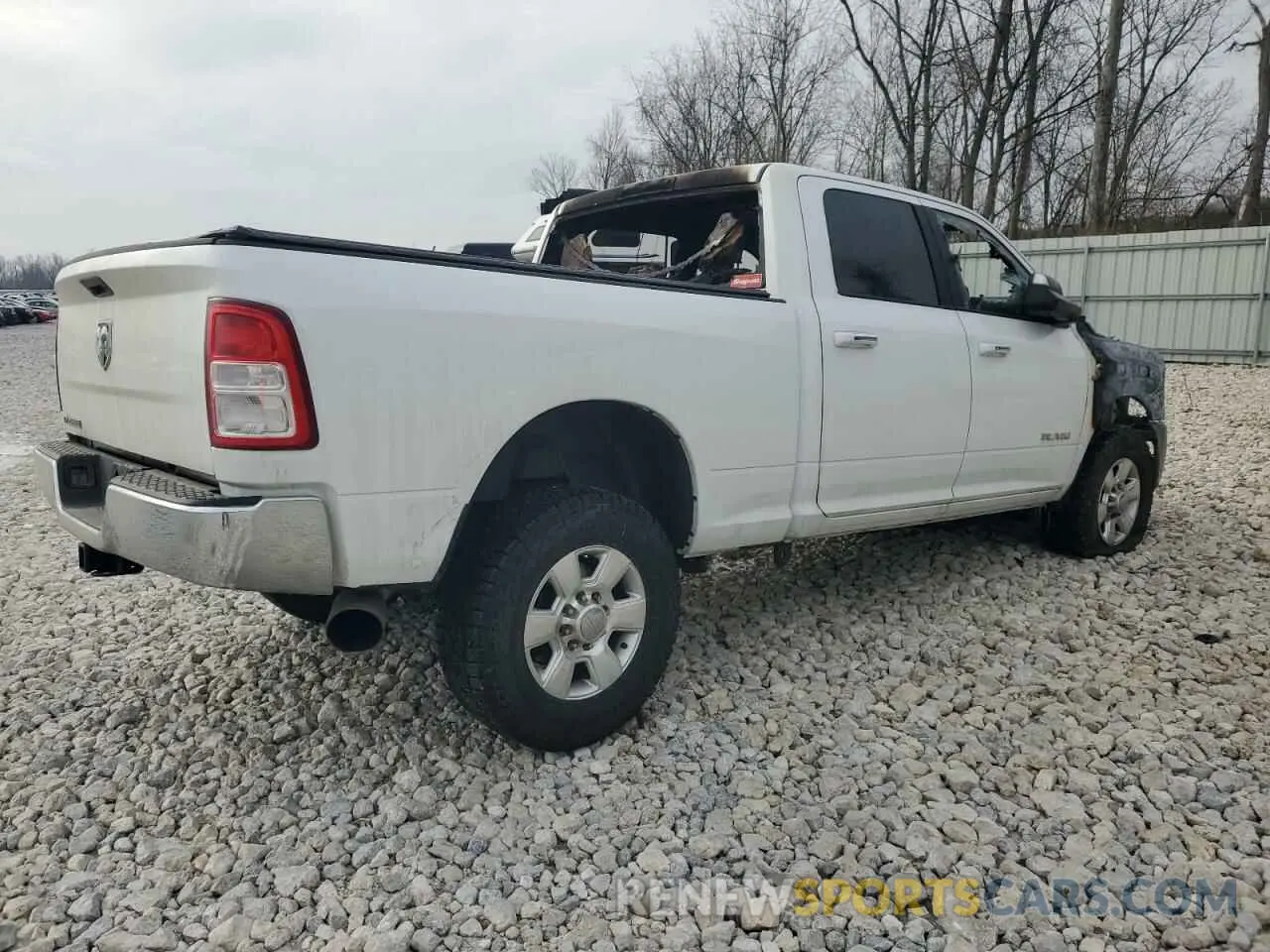 3 Photograph of a damaged car 3C6UR5DLXKG680326 RAM 2500 2019