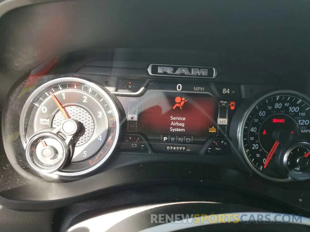 9 Photograph of a damaged car 3C6UR5FL3KG553723 RAM 2500 2019