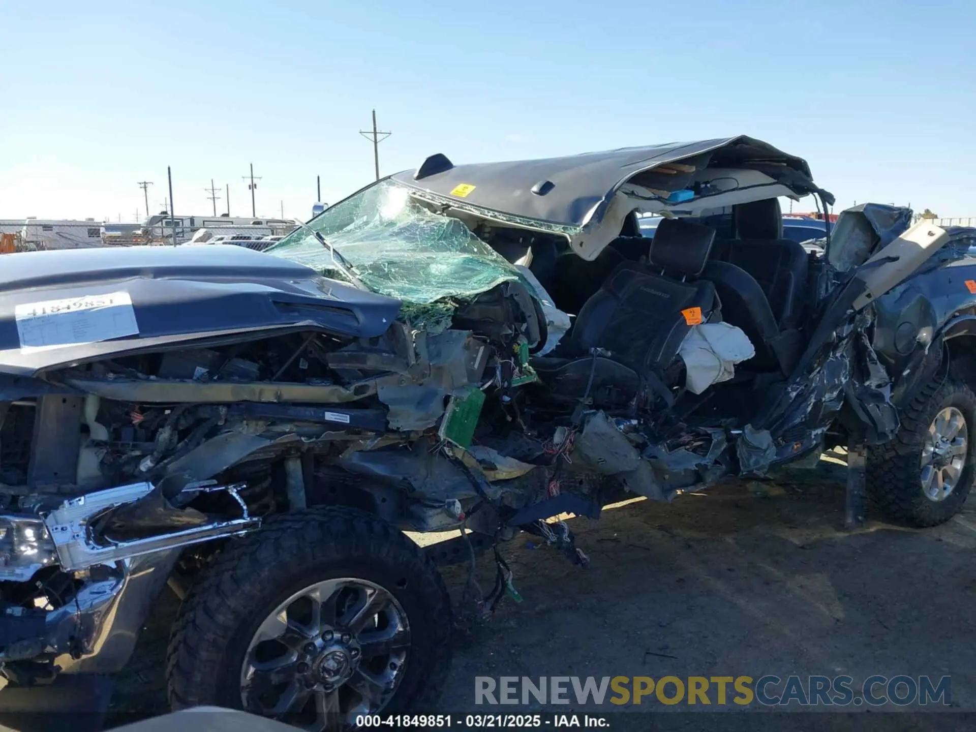 6 Photograph of a damaged car 3C6UR5FL3KG595244 RAM 2500 2019
