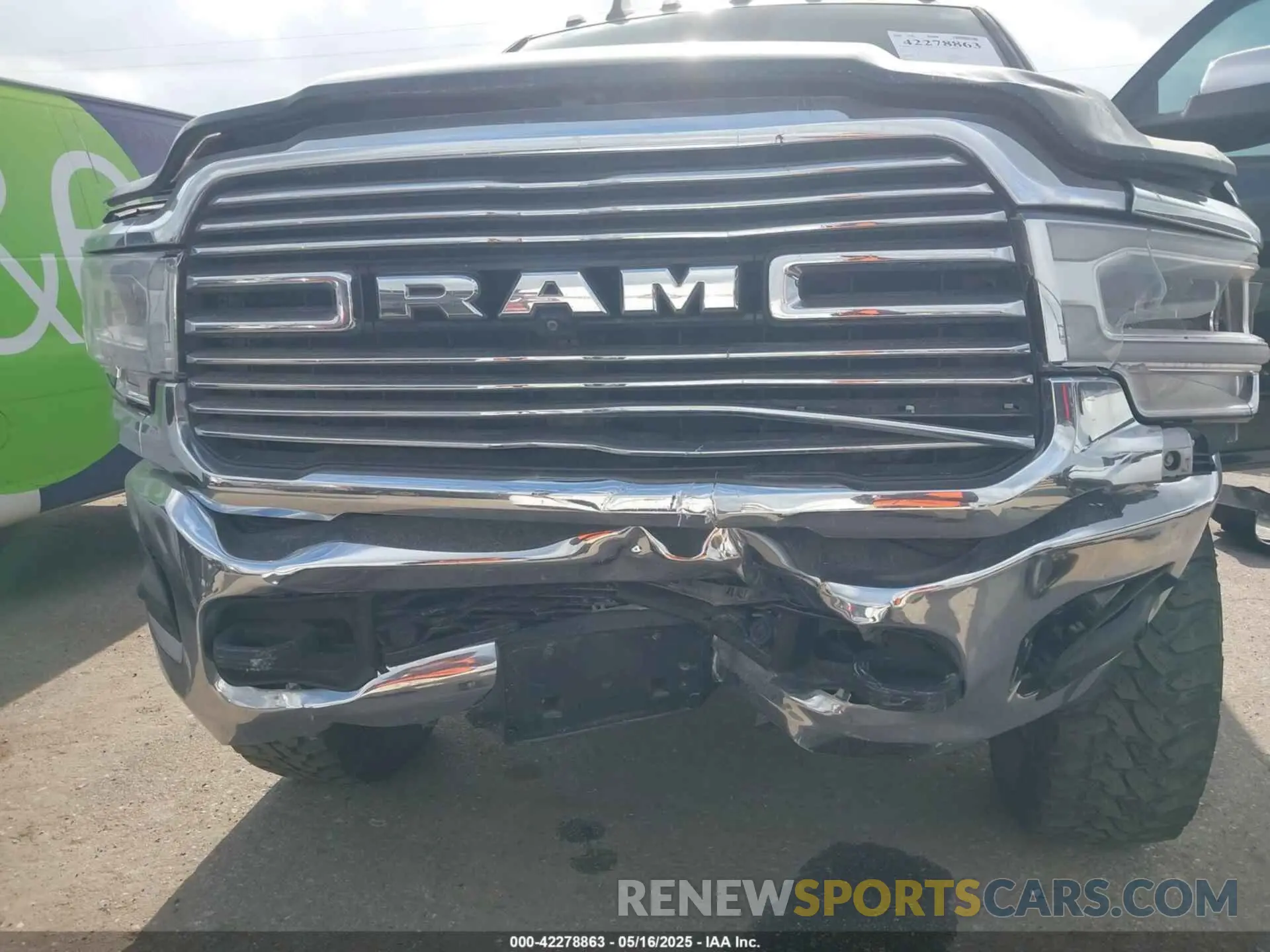 6 Photograph of a damaged car 3C6UR5FL3KG727452 RAM 2500 2019