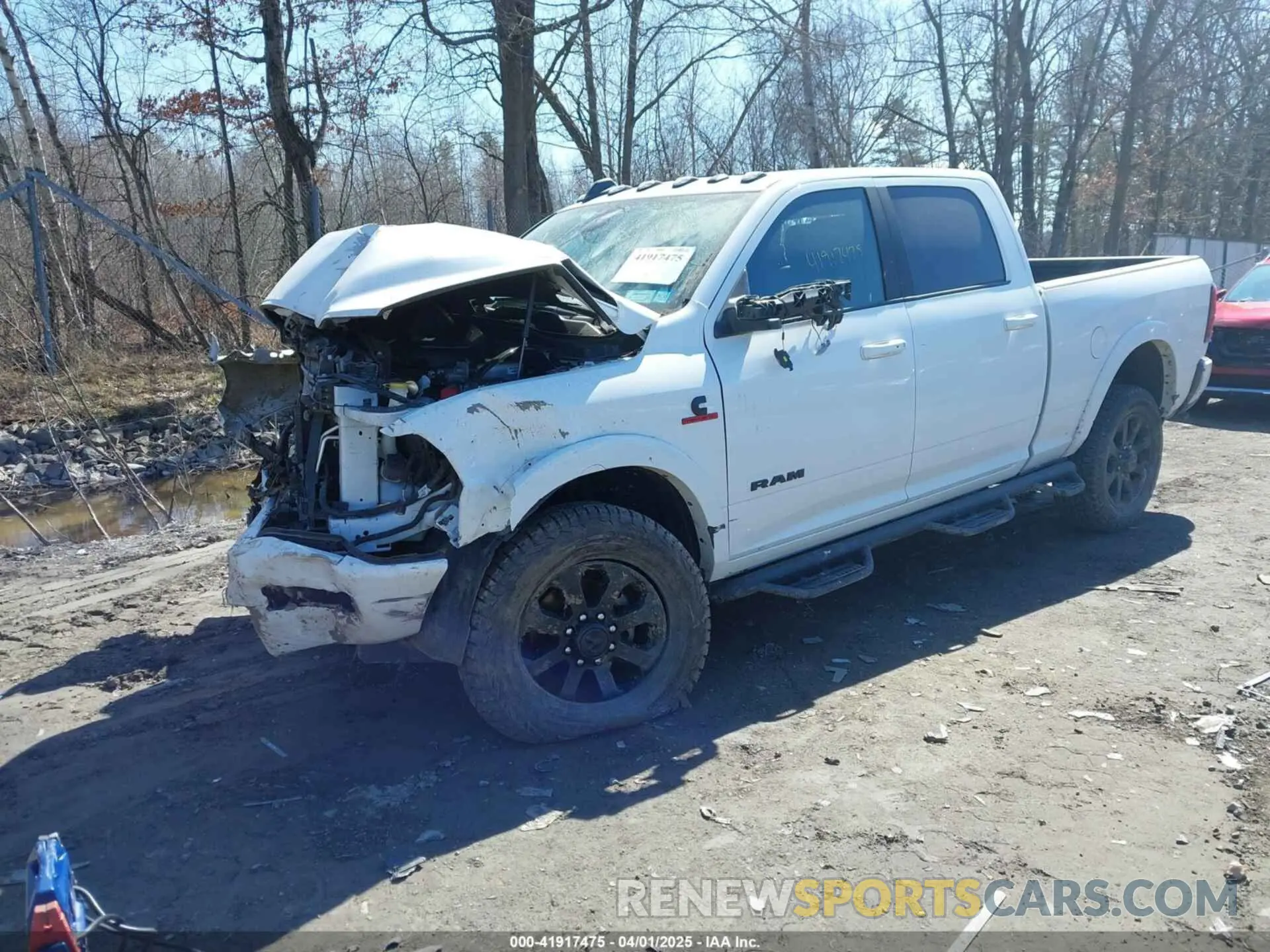 2 Photograph of a damaged car 3C6UR5FL7KG714624 RAM 2500 2019