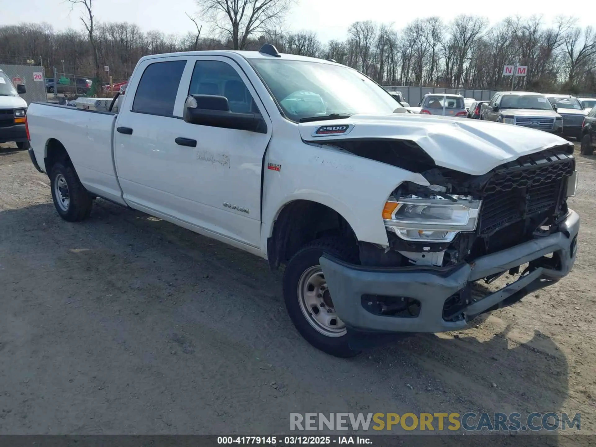 1 Photograph of a damaged car 3C6UR5HJ3KG574034 RAM 2500 2019