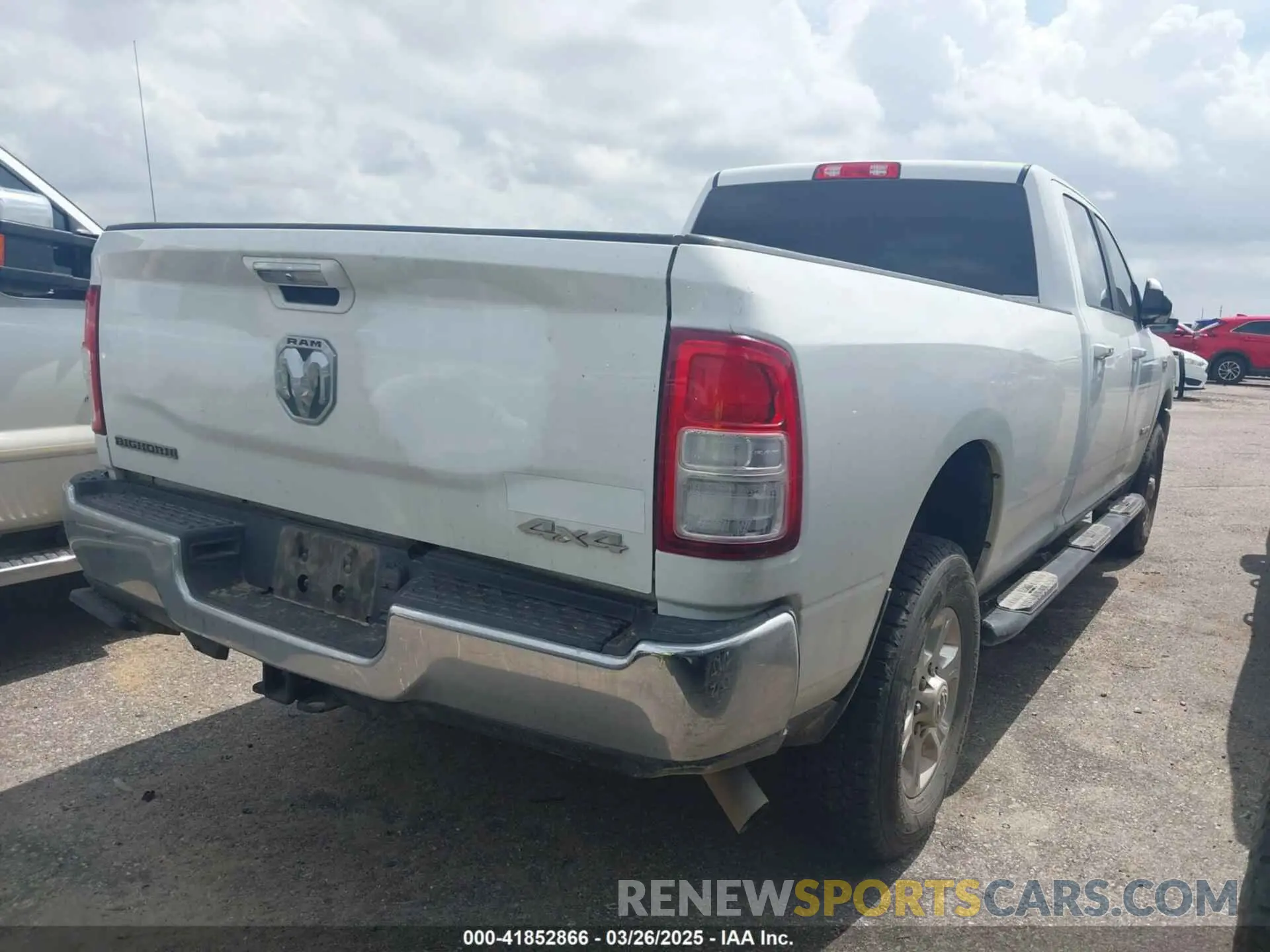 4 Photograph of a damaged car 3C6UR5JJ6KG598077 RAM 2500 2019