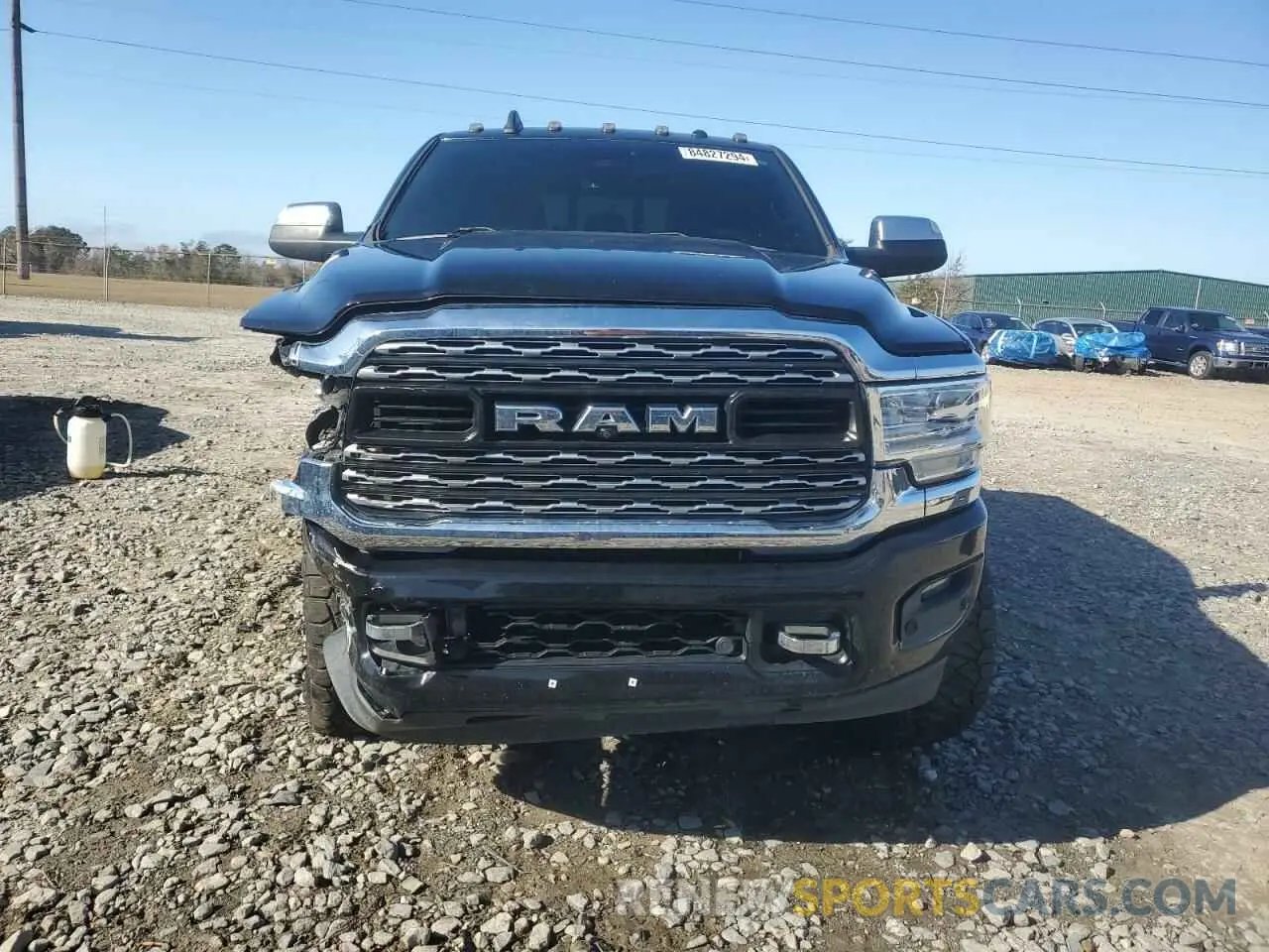 5 Photograph of a damaged car 3C6UR5TL5KG540024 RAM 2500 2019