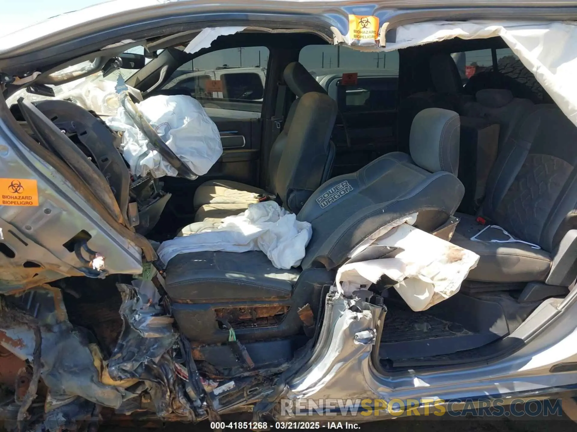 14 Photograph of a damaged car 3C6TR5EJ5LG112074 RAM 2500 2020