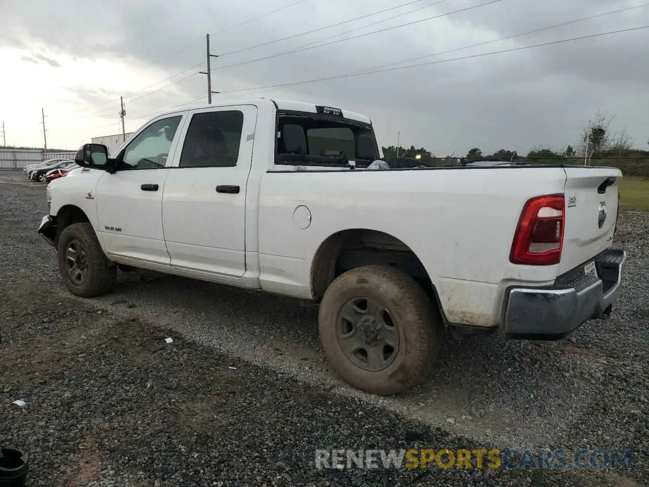 2 Photograph of a damaged car 3C6UR5CL9LG111003 RAM 2500 2020